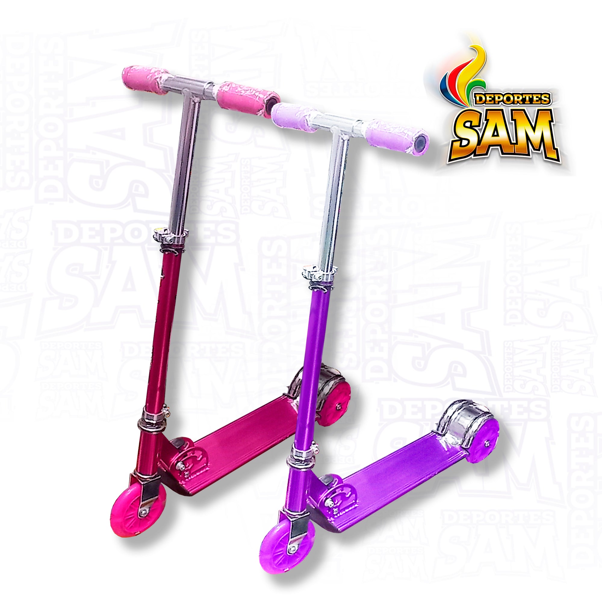 MONOPATIN METALICO 3 RUEDAS GOMA SCOOTER FF TOYS