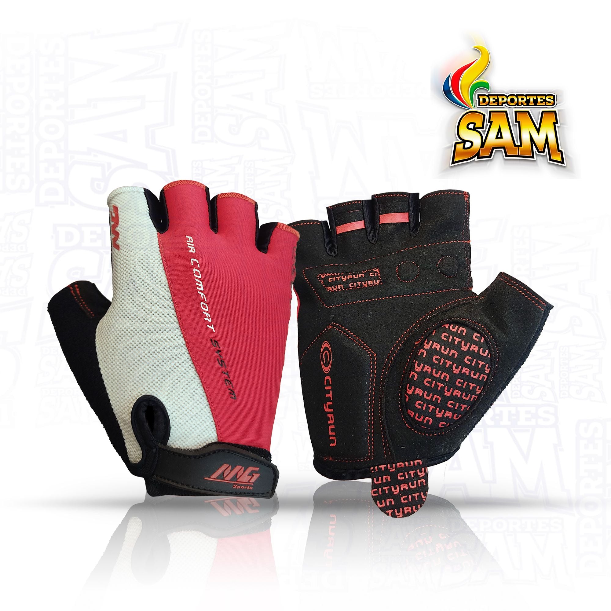 GUANTE MG ROJO GYM CITYRUN 788