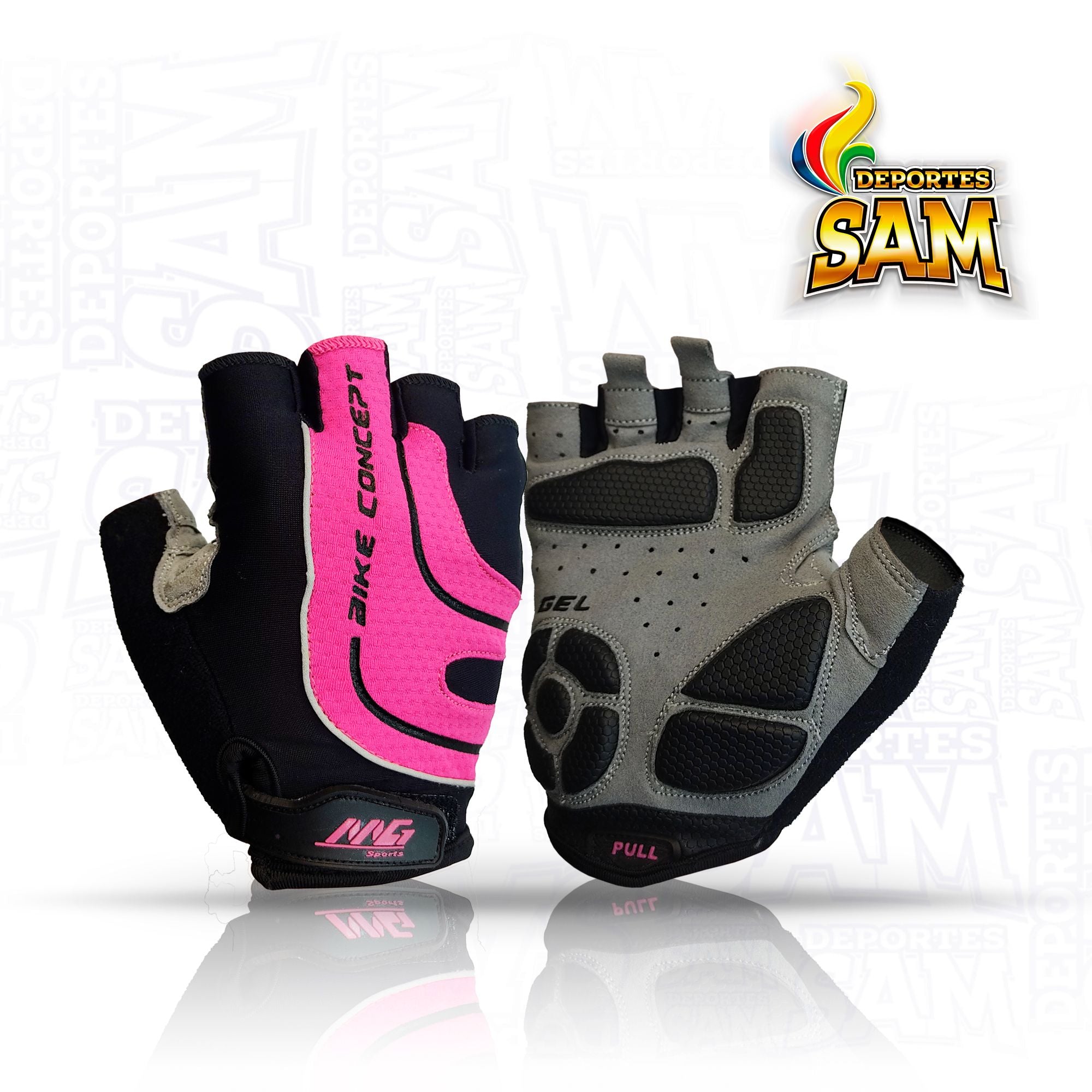 GUANTE MG FUCSIA GYM CITYRUN MULTIUSO