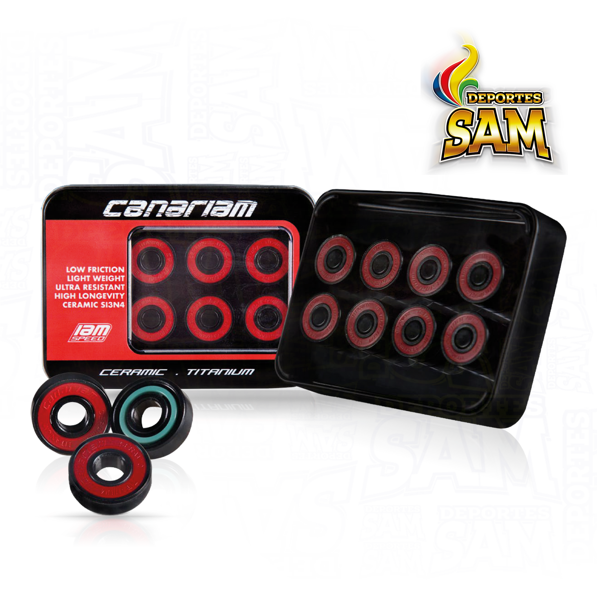 BALINERA TITANIUM EN CAJA X 16 UNIDADES CANARIAM