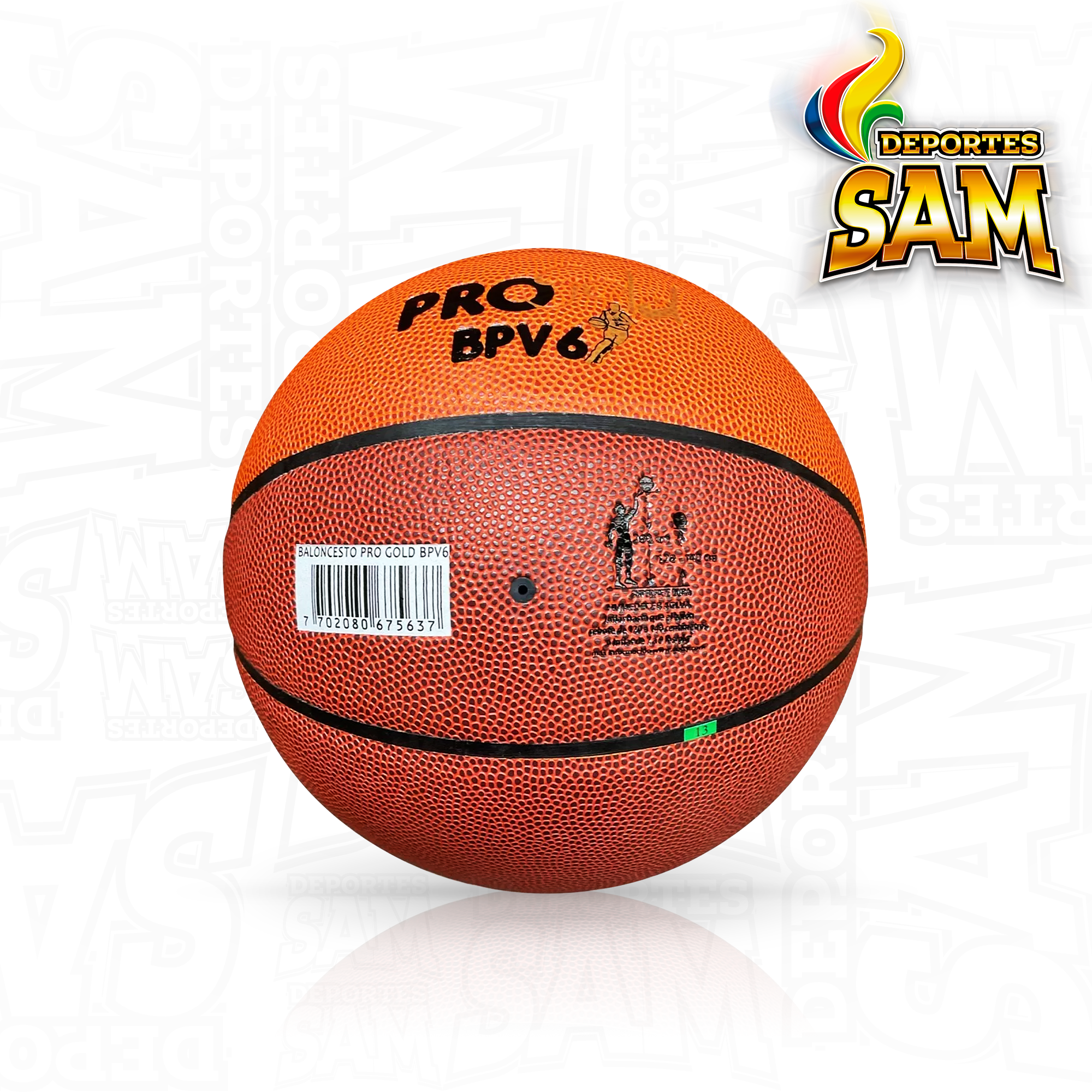 BALON BALONCESTO 6 PRO GOLD PRO GOLTY