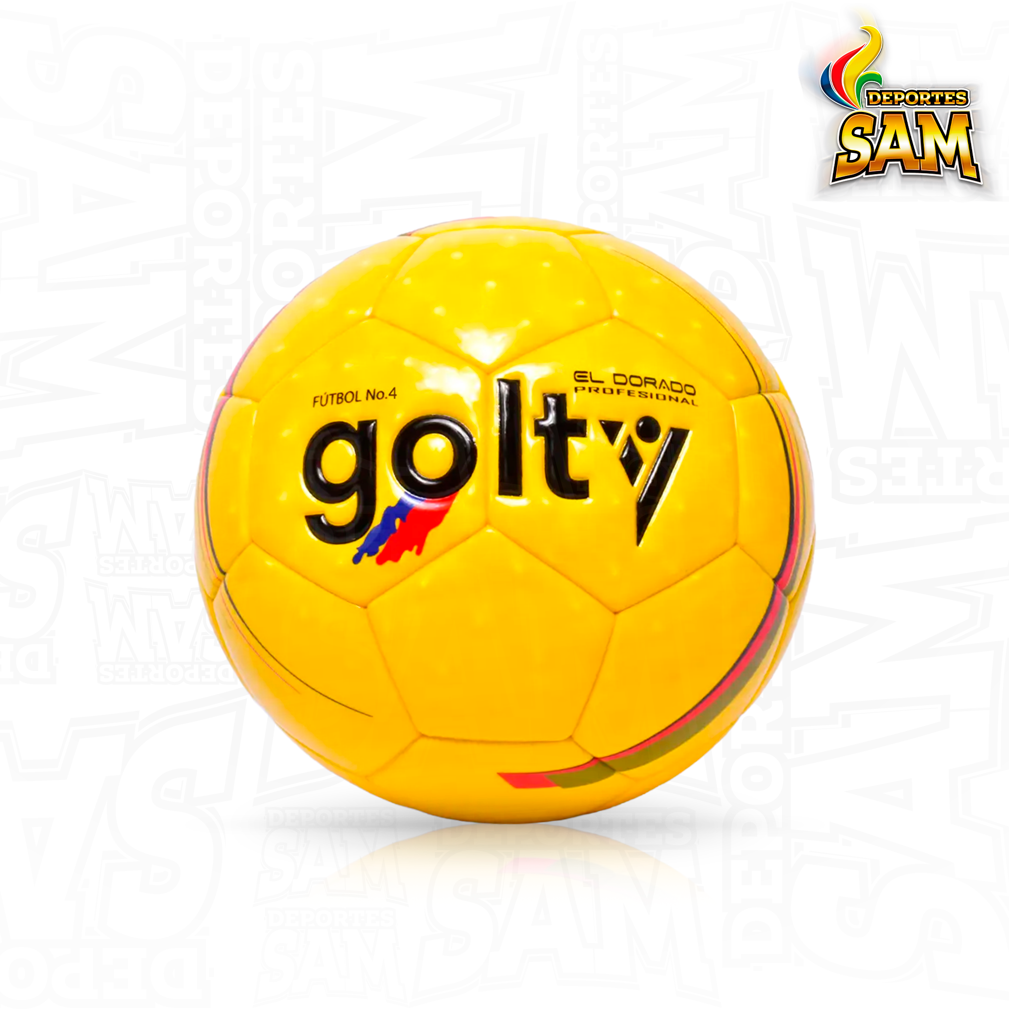 BALÓN FÚTBOL  4 EL DORADO PROFESIONAL GOLTY