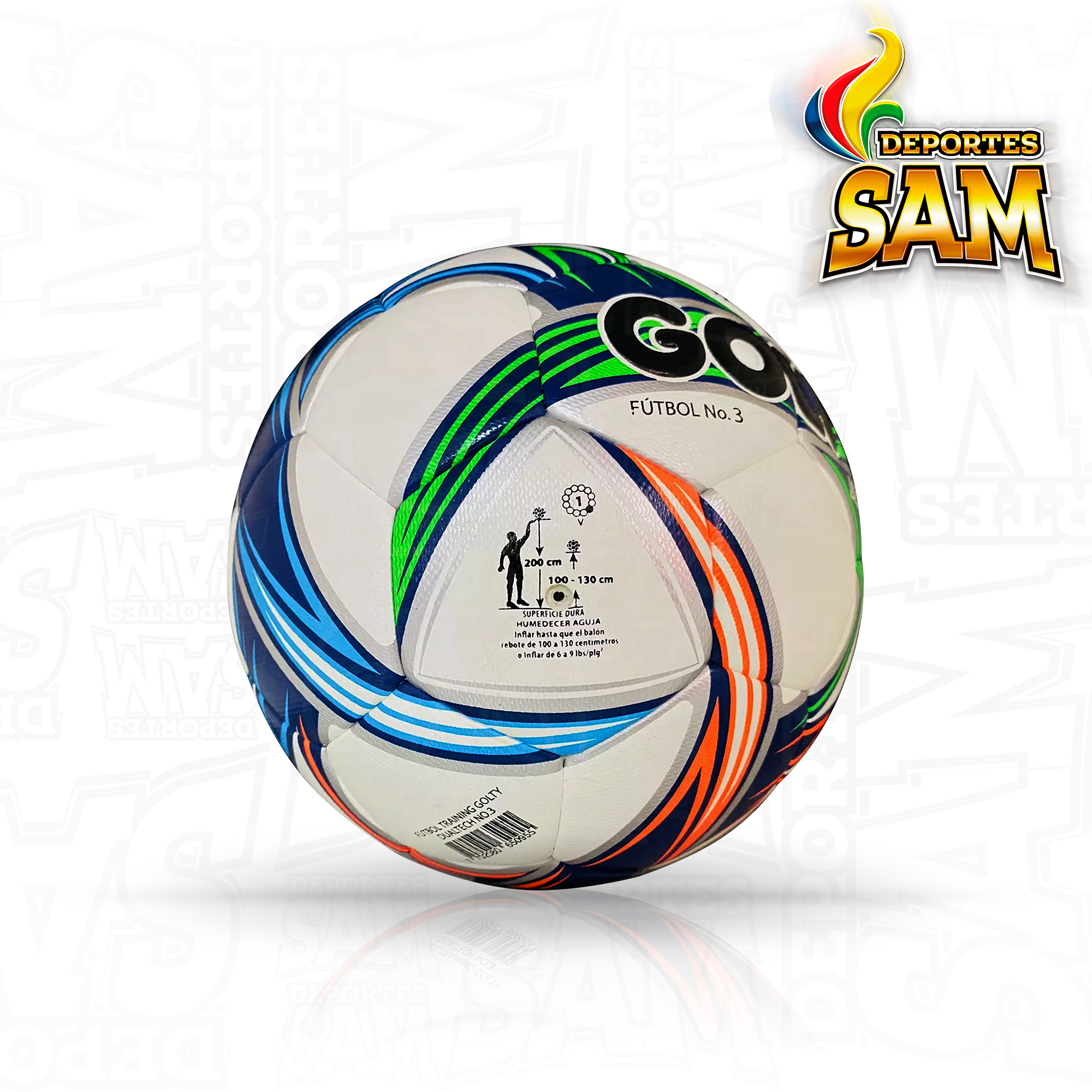 BALÓN FÚTBOL  5 DUALTECH PRO GOLTY