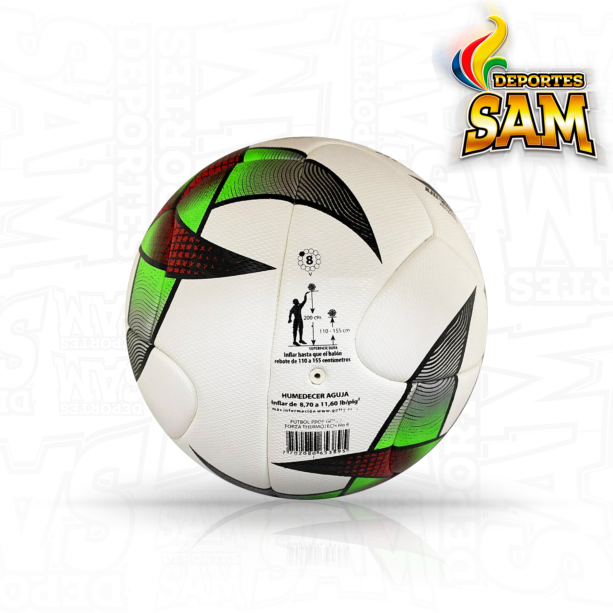 BALÓN FÚTBOL   5 FORZA PROFESIONAL GOLTY