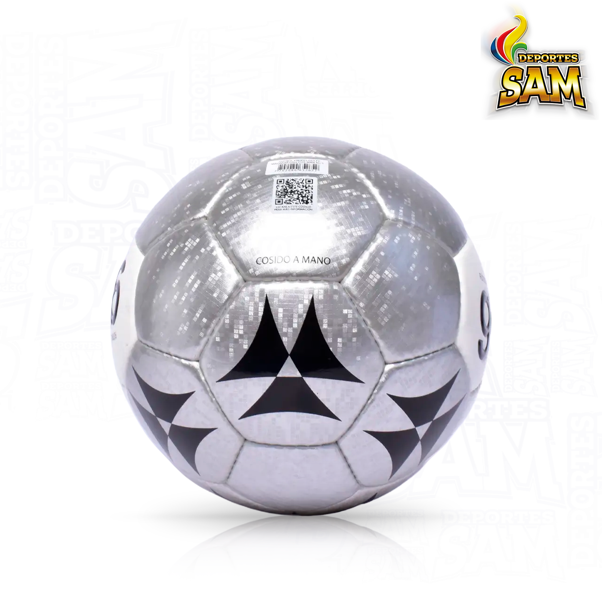 BALÓN FÚTBOL  5 MAGNUM GRIS PROFESIONAL GOLTY