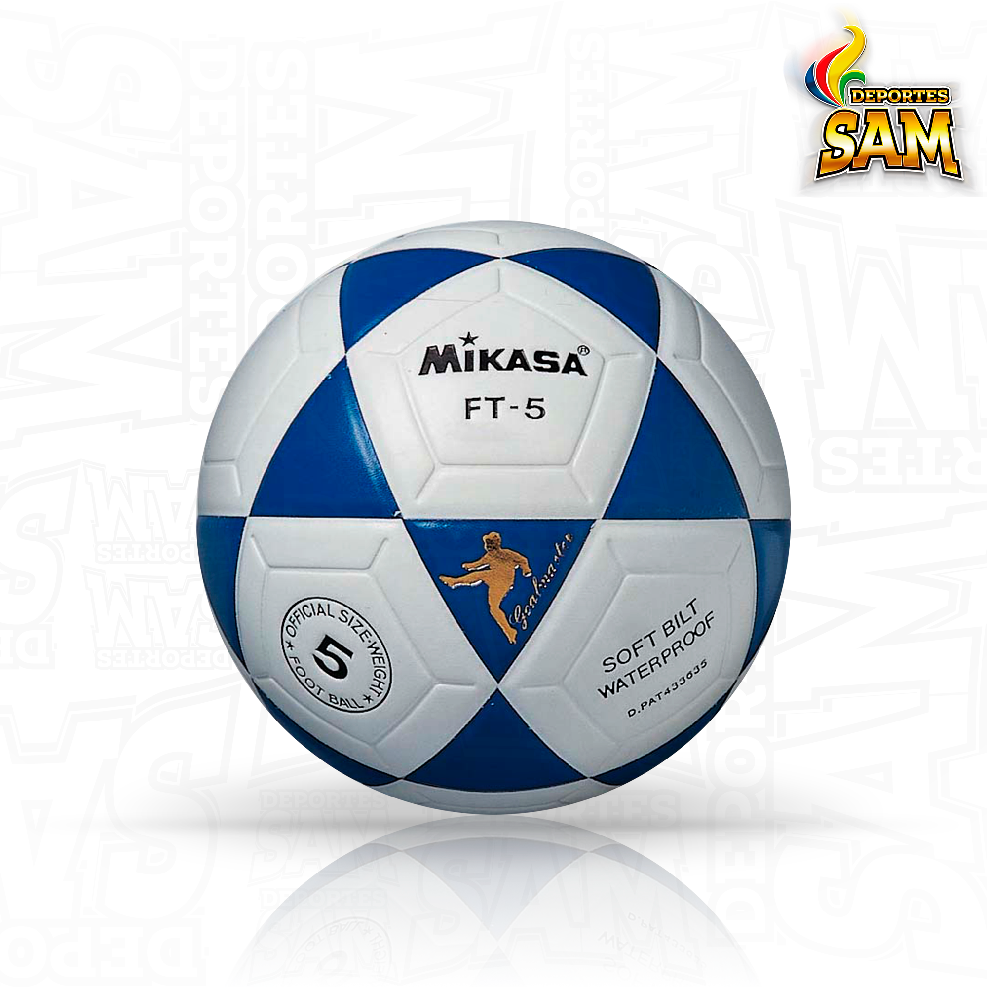 BALON FUTBOL N.5   FT - 5   MIKASA FT5