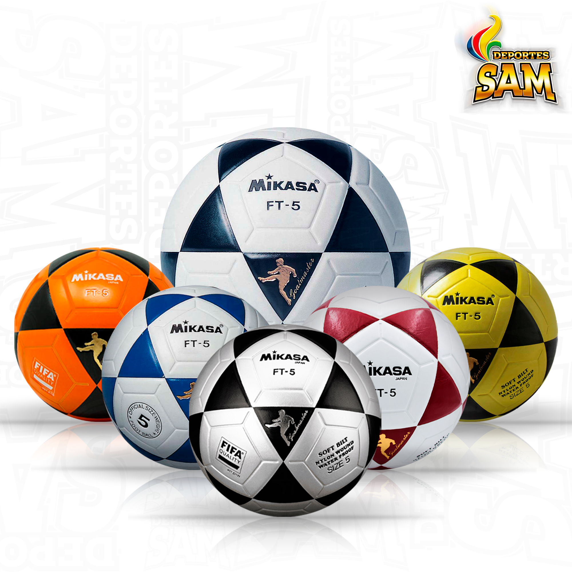 BALON FUTBOL N.5   FT - 5   MIKASA FT5