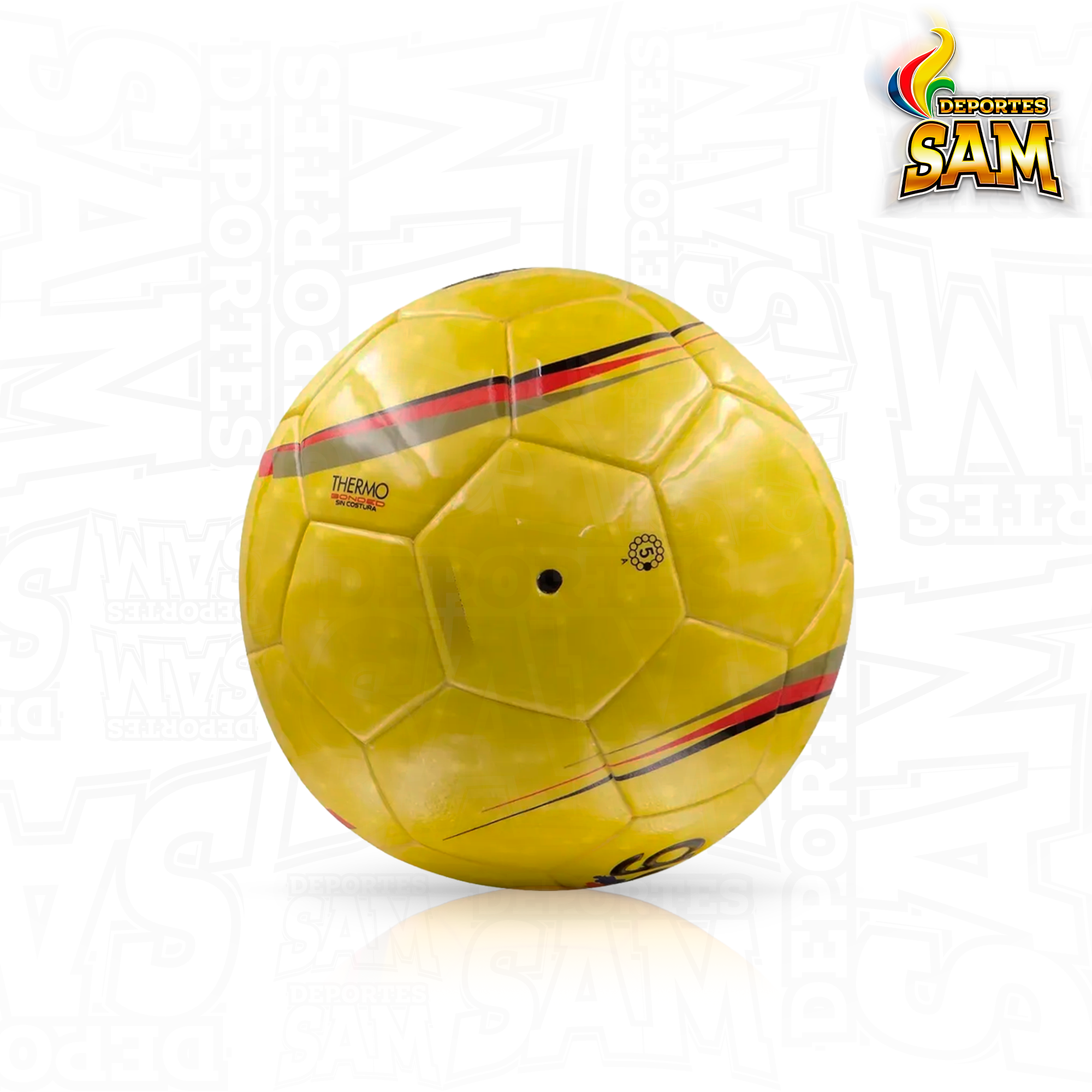 BALÓN FÚTBOLSALA DORADO PROFESIONAL 62-64 CM GOLTY