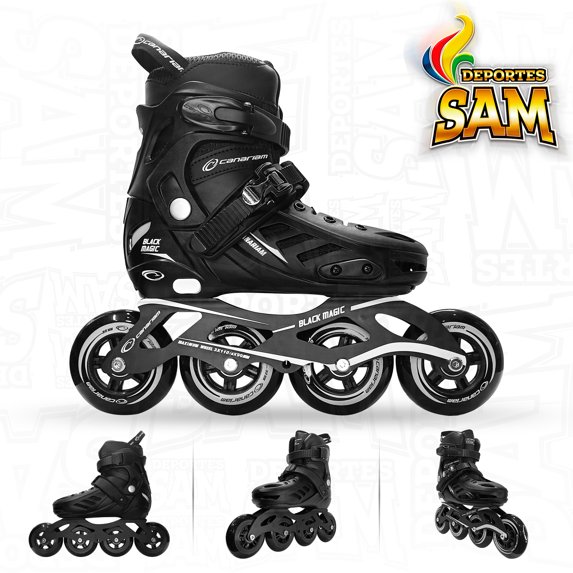 PATINES BLACK MAGIC NEGRO