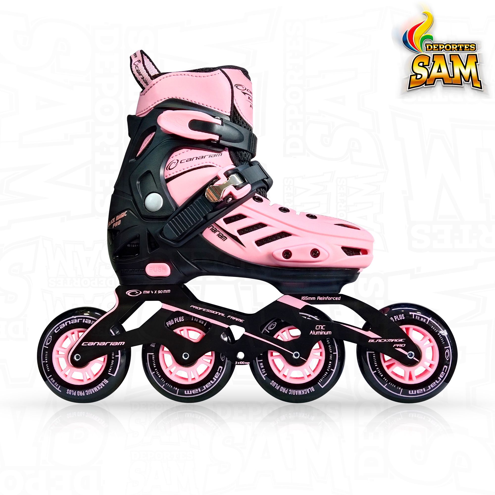 PATINES BLACK MAGIC PRO PLUS ROSADO CANARIAM