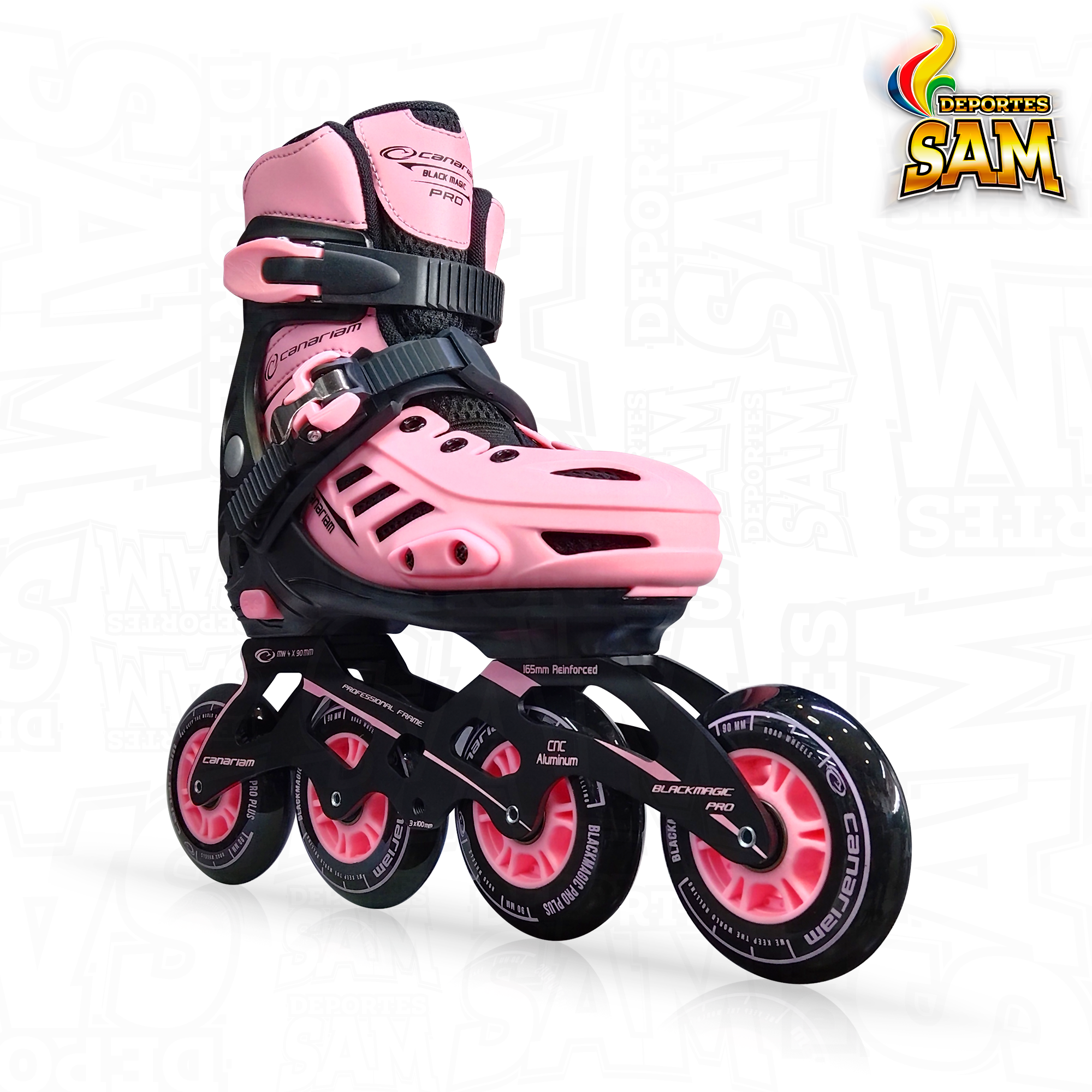 PATINES BLACK MAGIC PRO PLUS ROSADO CANARIAM