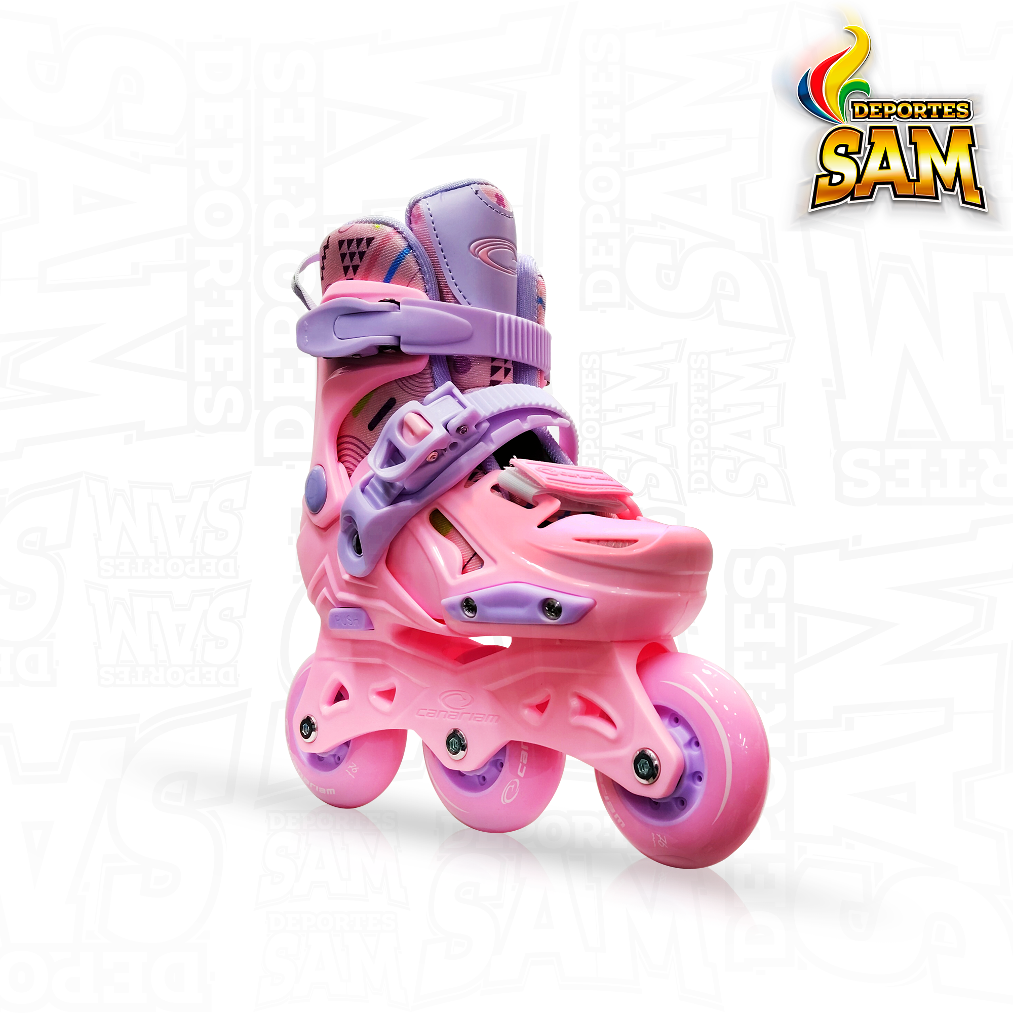 PATINES GUMMY ROSADO CANARIAM