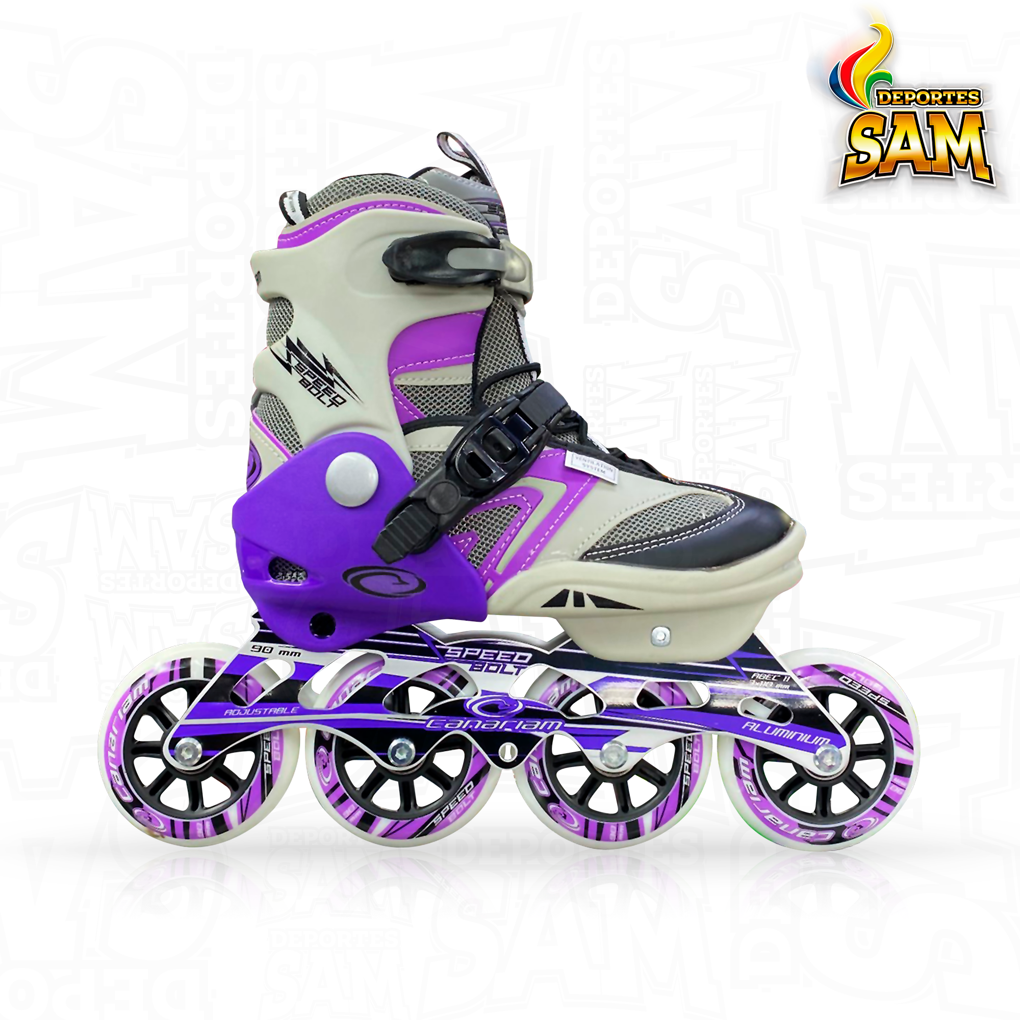 PATINES SPEED BOLT MORADO