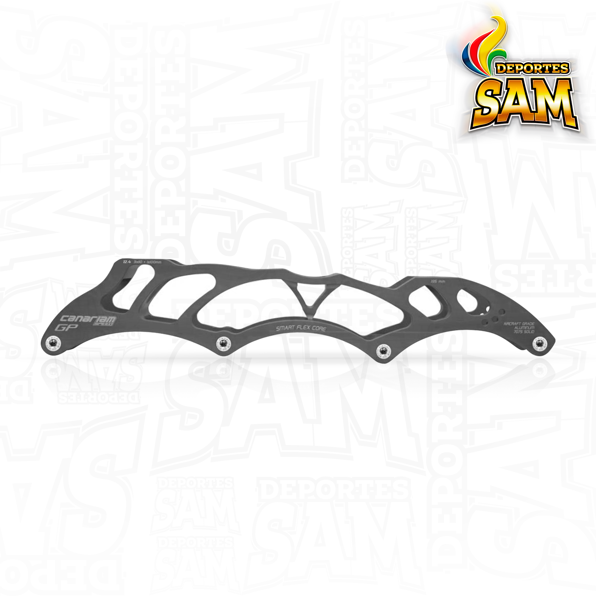 CHASIS GP2 GRIS 12.4 4RX100MM (195)