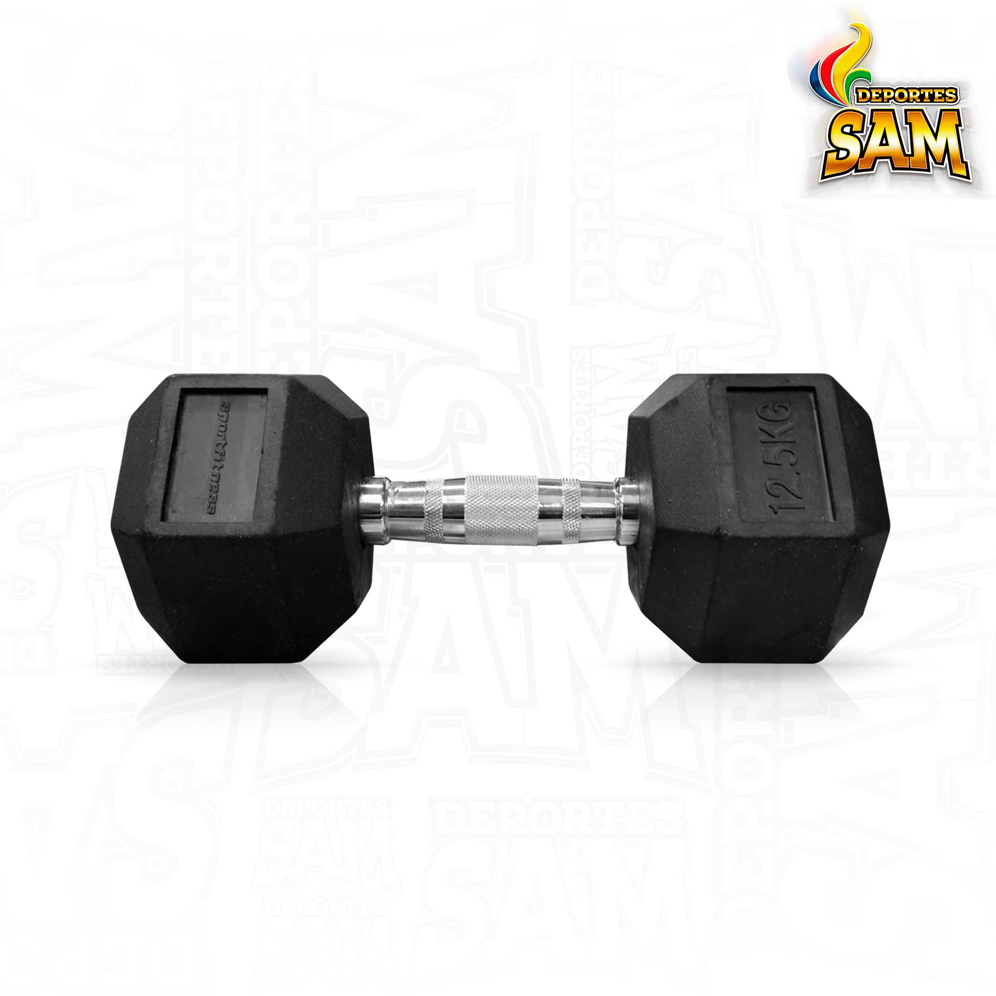 MANCUERNA ENCAUCHETADA 12.5KG HEX SPORTFITNESS