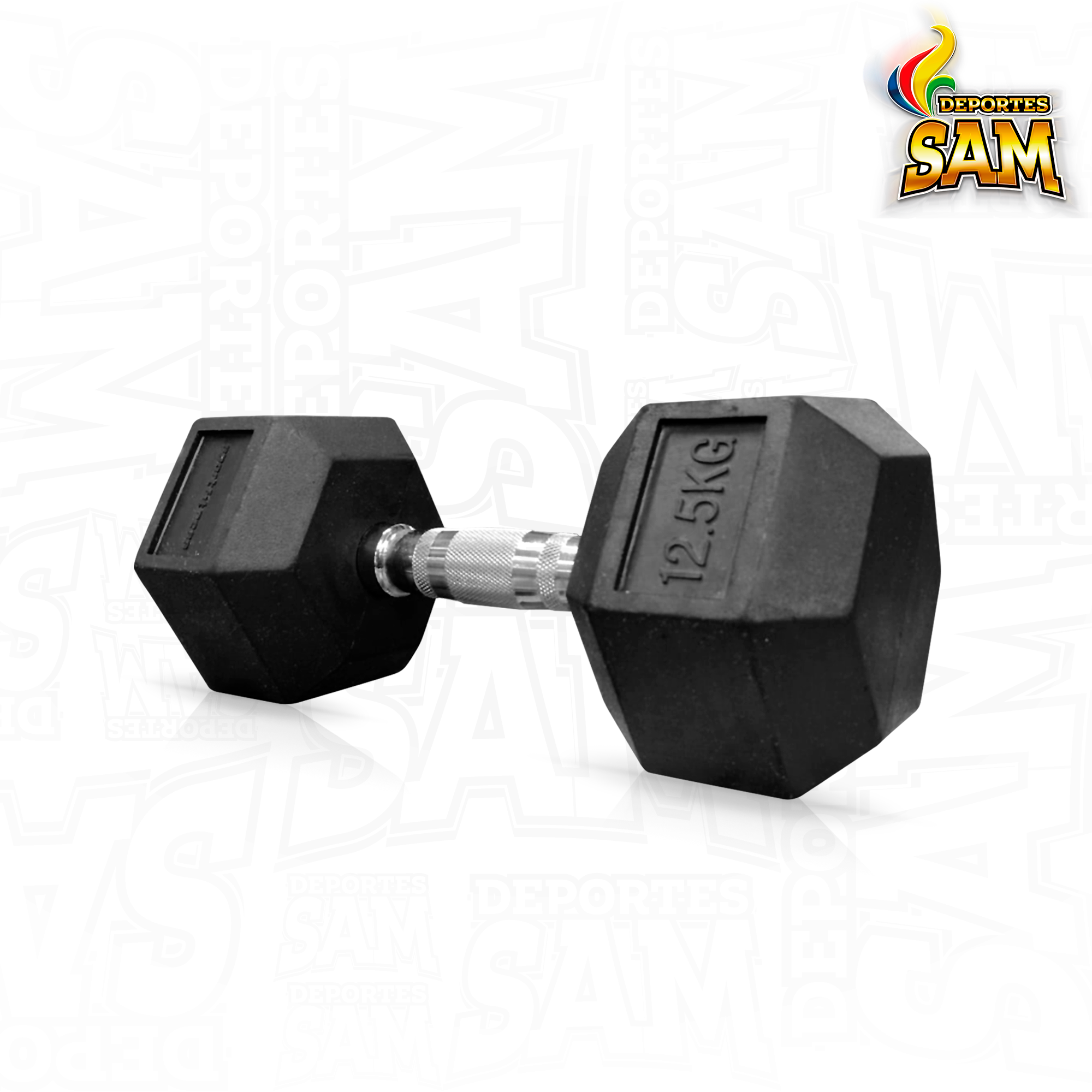 MANCUERNA ENCAUCHETADA 12.5KG HEX SPORTFITNESS