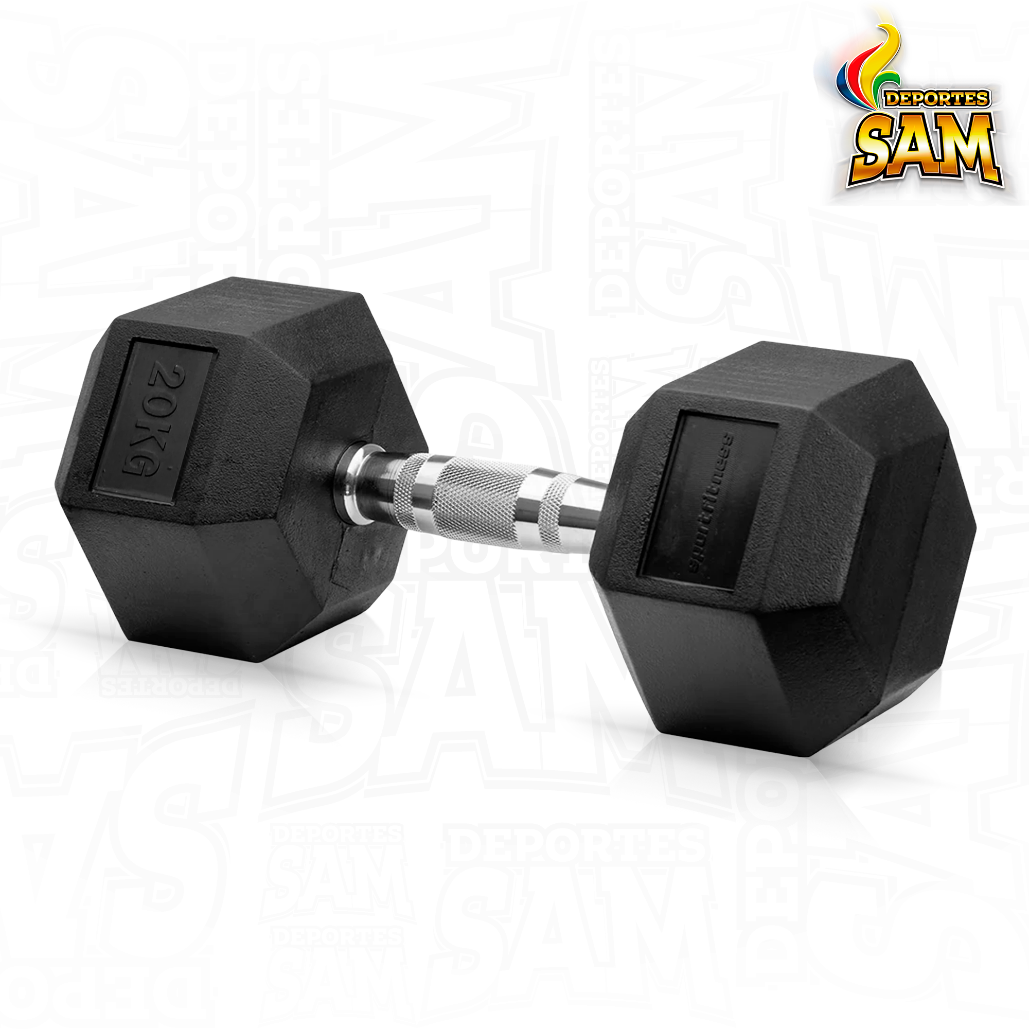 MANCUERNA ENCAUCHETADA 20KG HEX SPORTFITNESS
