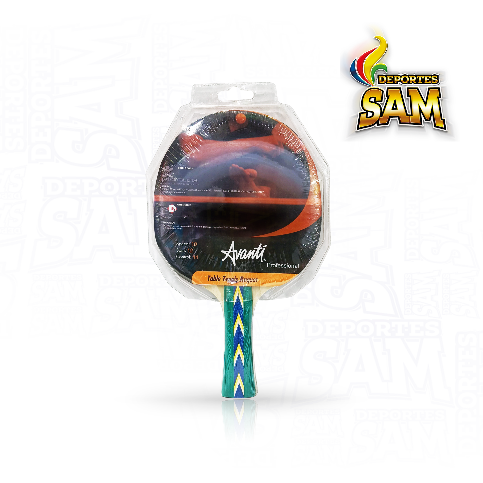 RAQUETA PING PONG PROFESIONAL AVANTI – DEPORTES SAM