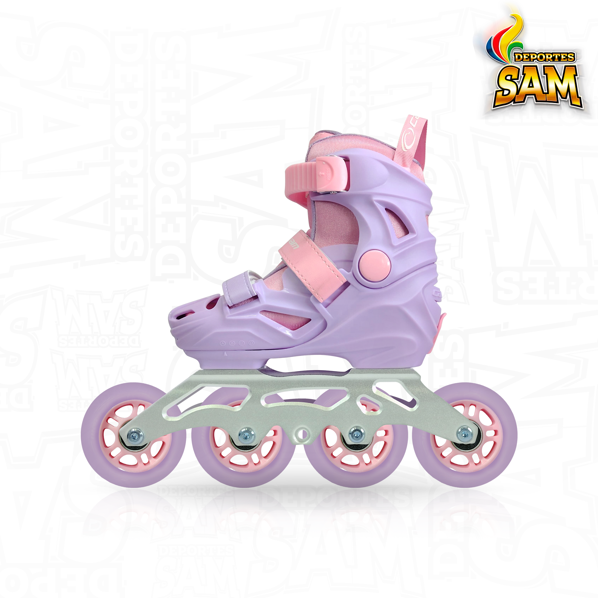 PATINES ROMAX LILA X ROSADO CANARIAM