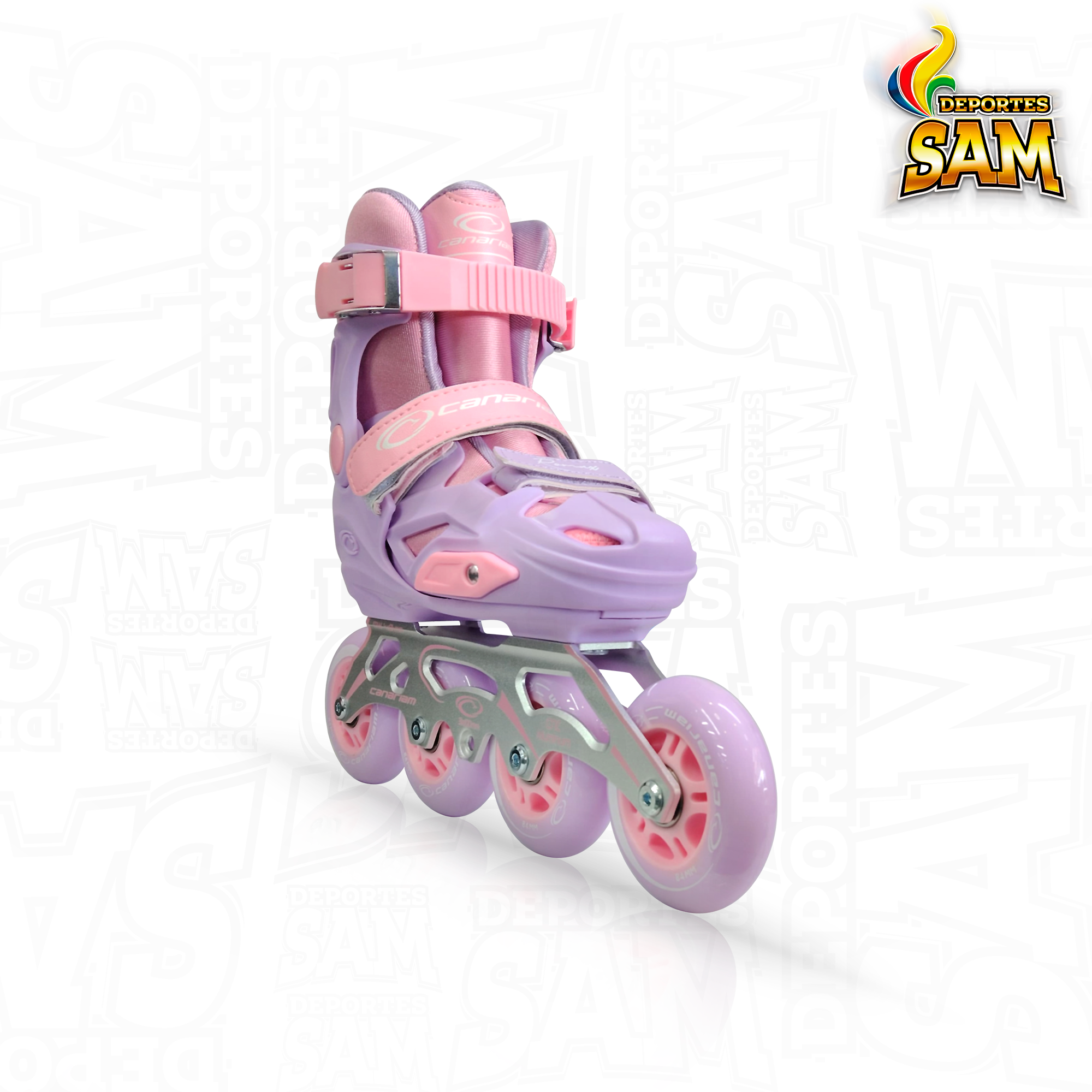 PATINES ROMAX LILA X ROSADO CANARIAM