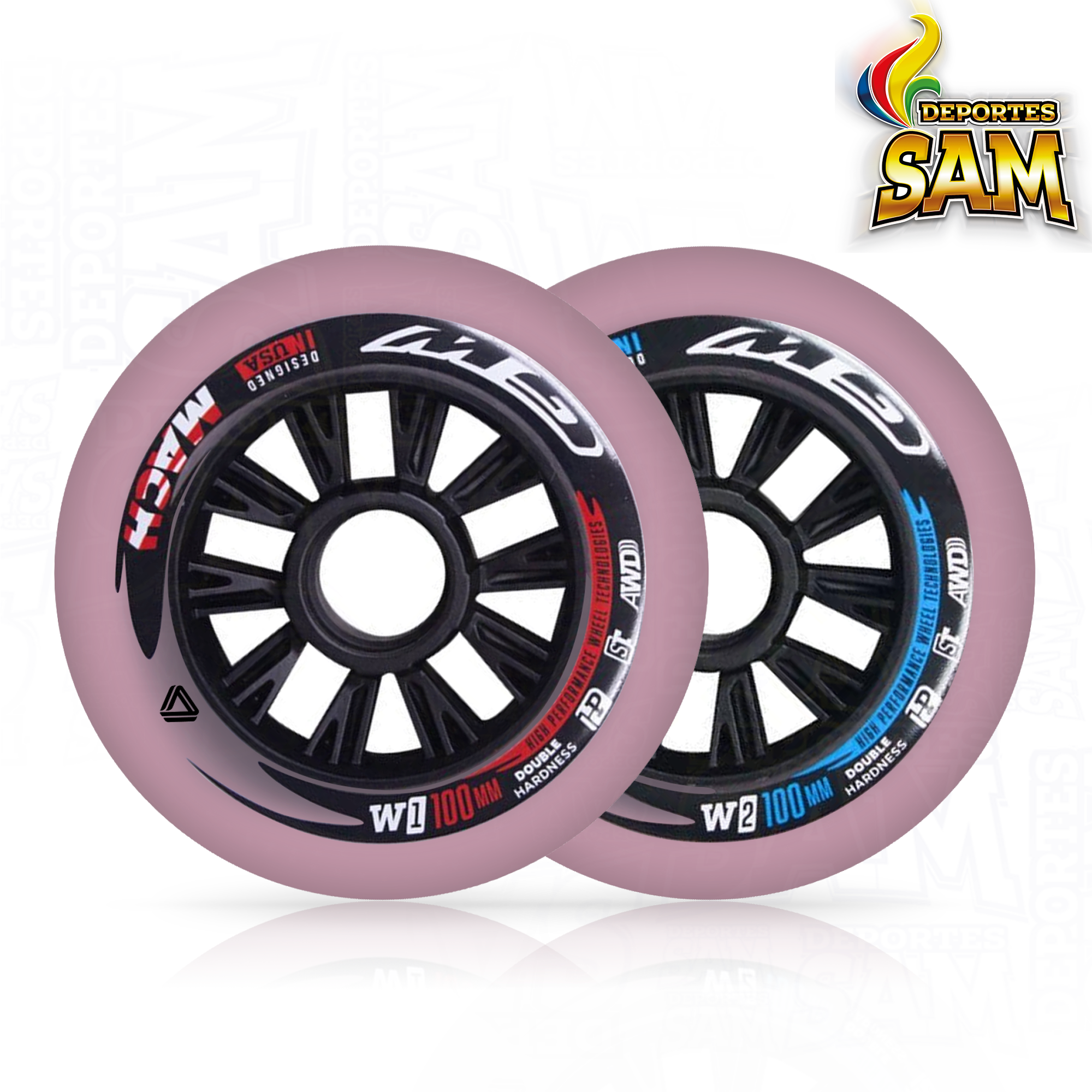 RUEDAS GW 100MM ALTO RENDIMIENTO