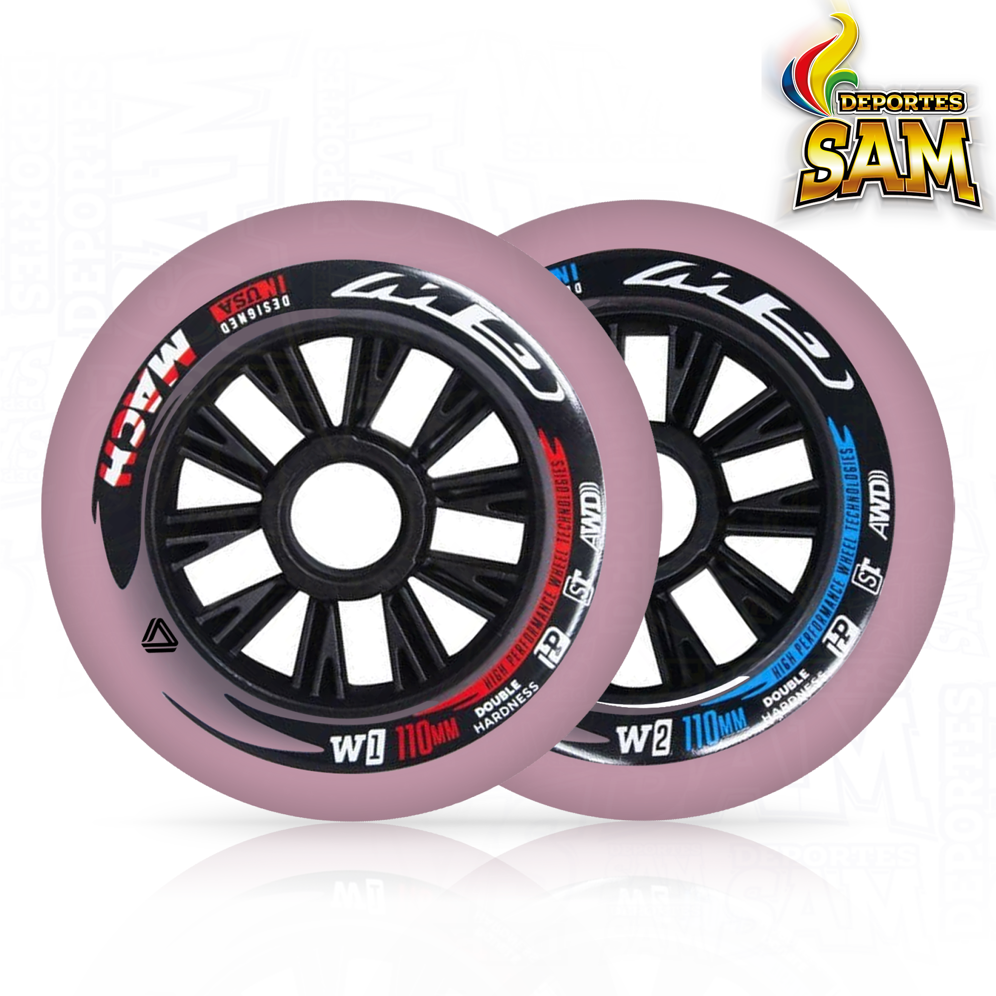 RUEDAS GW 110MM ALTO RENDIMIENTO