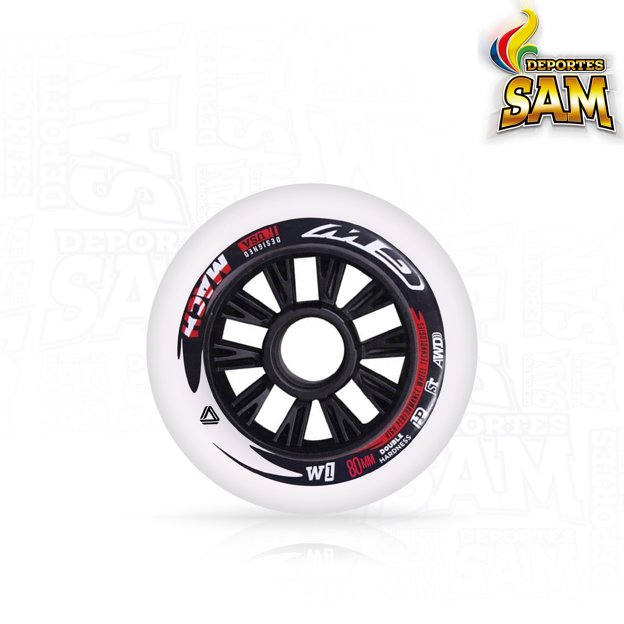 RUEDAS GW 80MM ALTO RENDIMIENTO