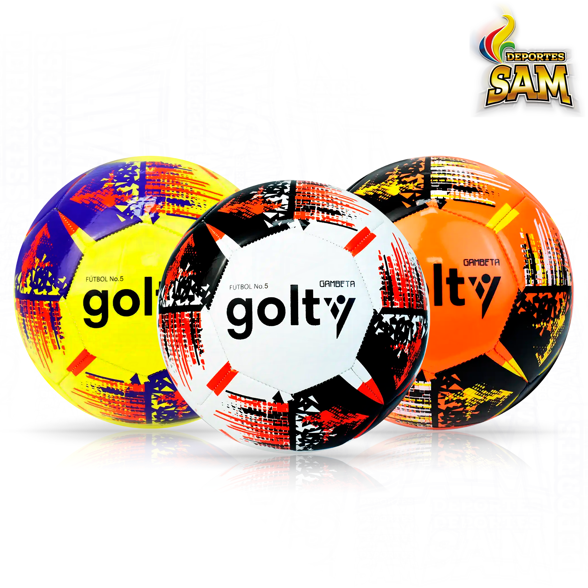 BALÓN FÚTBOL  5 GAMBETA FORMACIÓN GOLTY