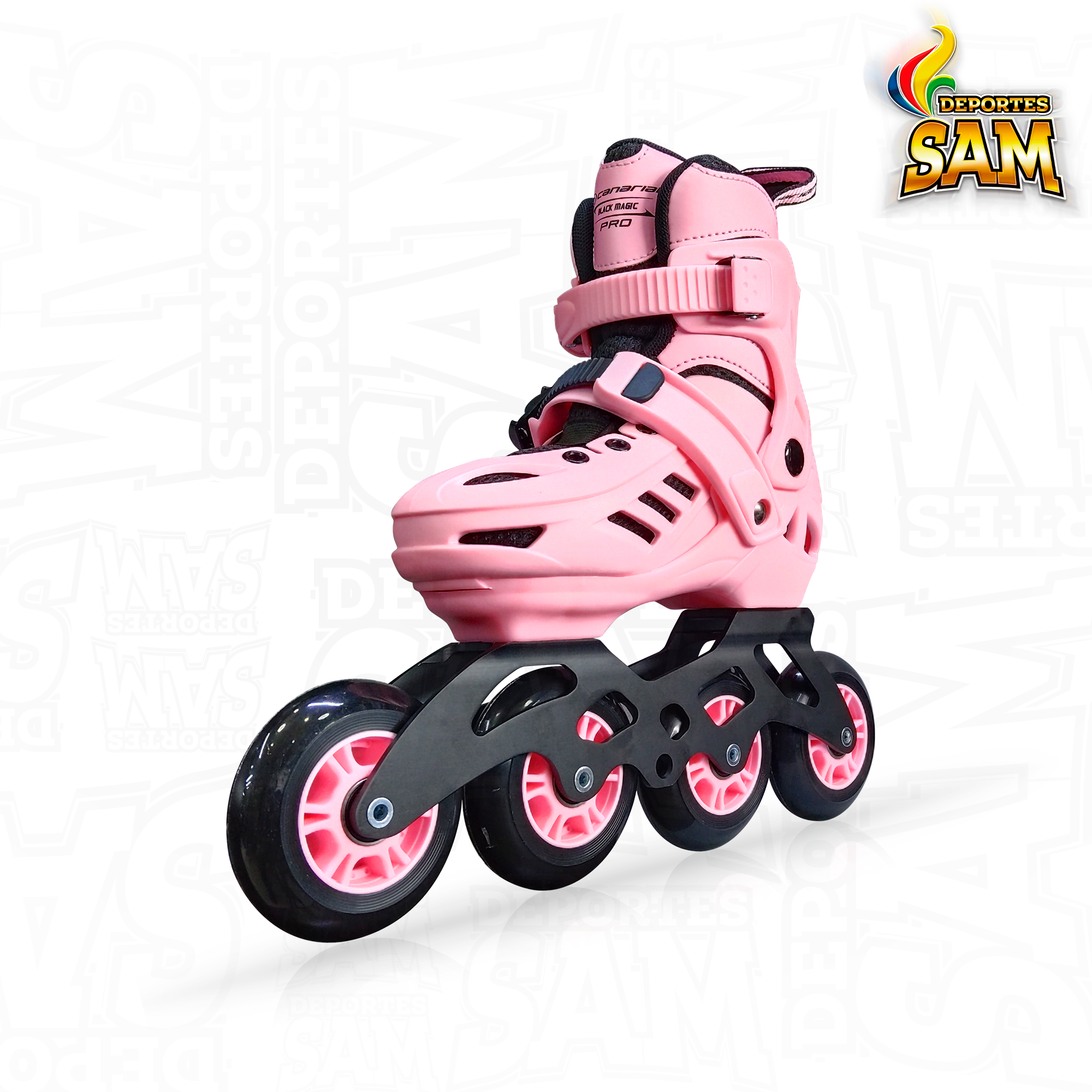PATINES BLACK MAGIC PRO PLUS ROSADO CANARIAM