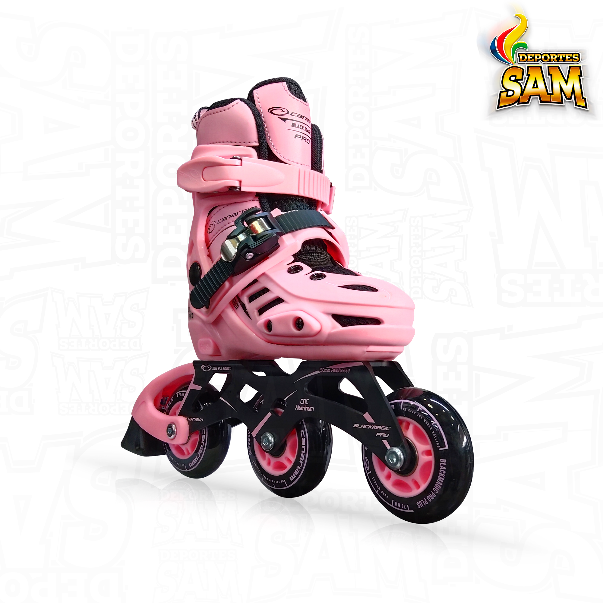 PATINES BLACK MAGIC PRO PLUS ROSADO CANARIAM
