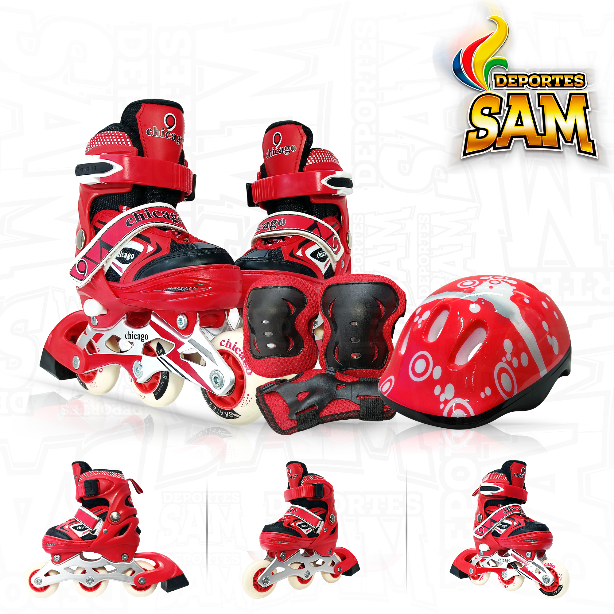 PATIN COMBO XS GOMA NIÑO