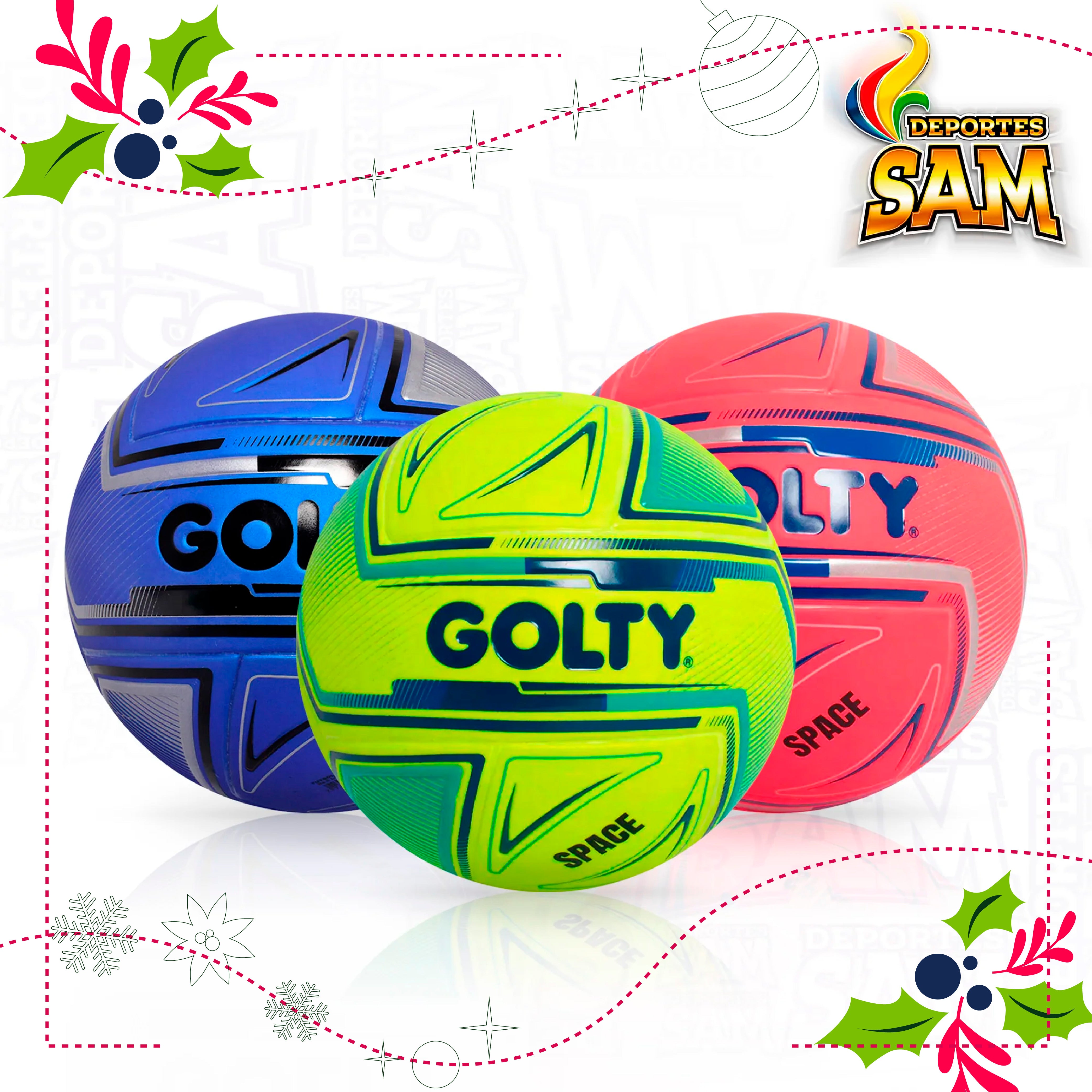BALÓN MICROFÚTBOL SPACE 60-62 CM GOLTY