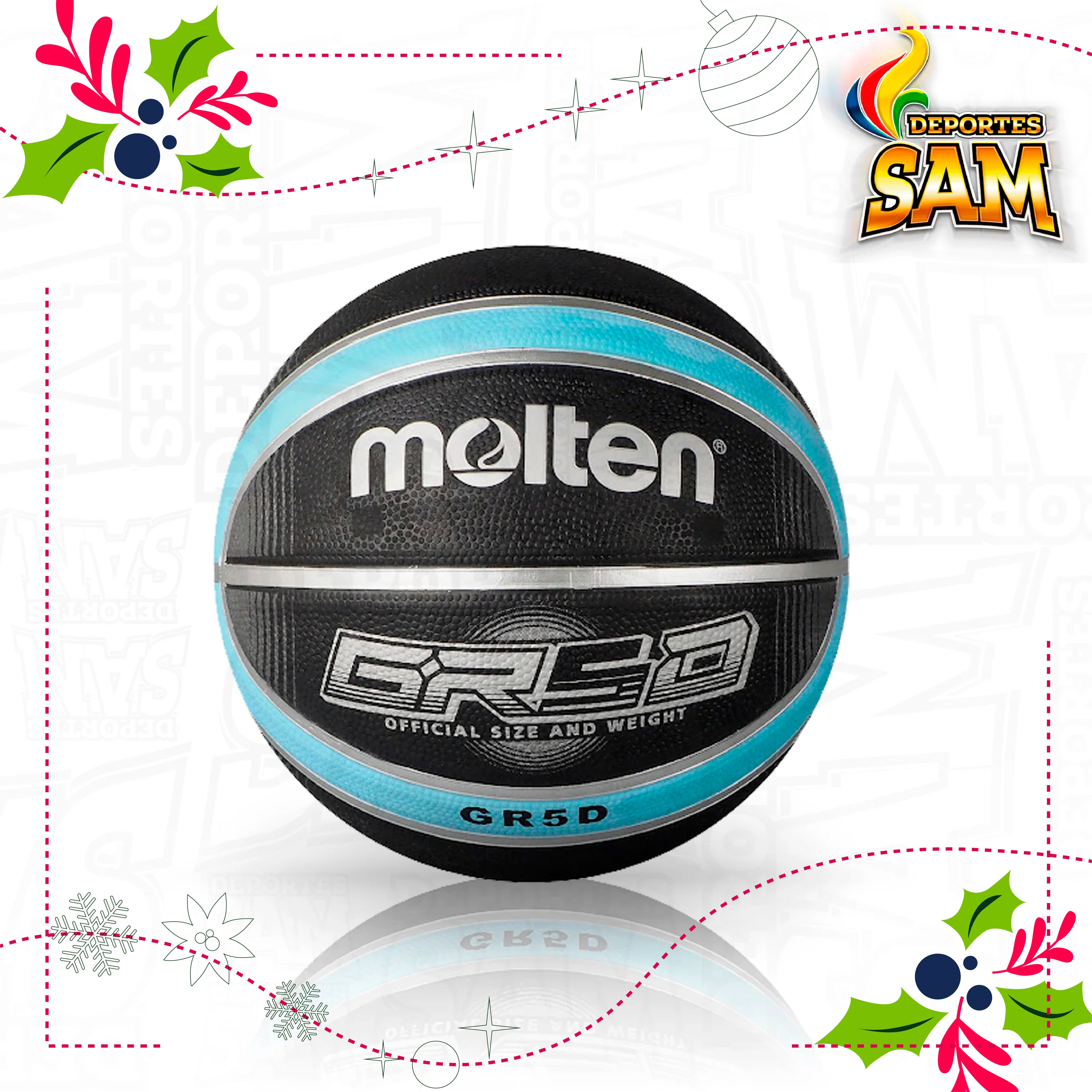 BALON MINIBALONCESTO MOLTEN N.5 BGRX5D