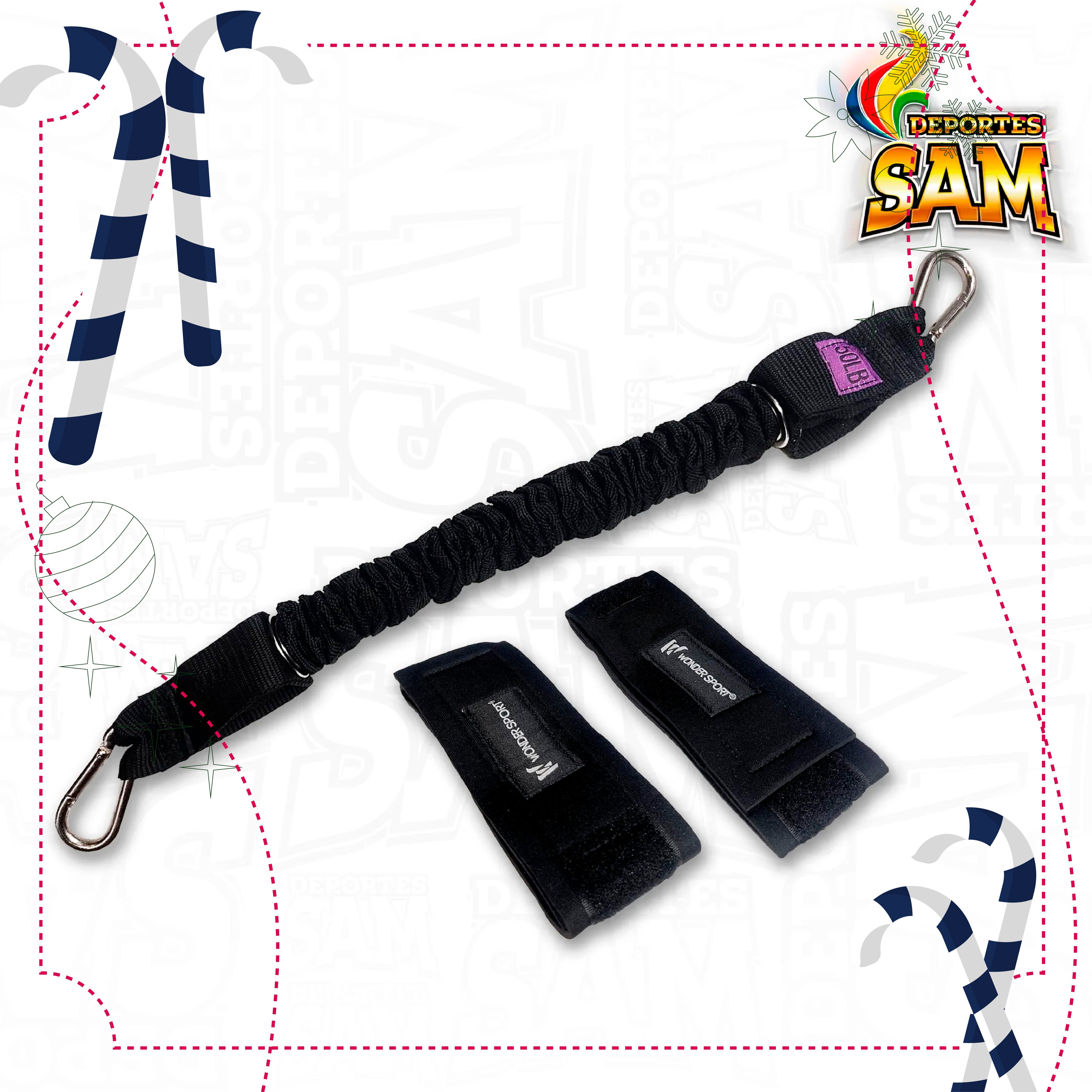 BANDA ELASTICA EJERCICIO PIERNA 50 LBS