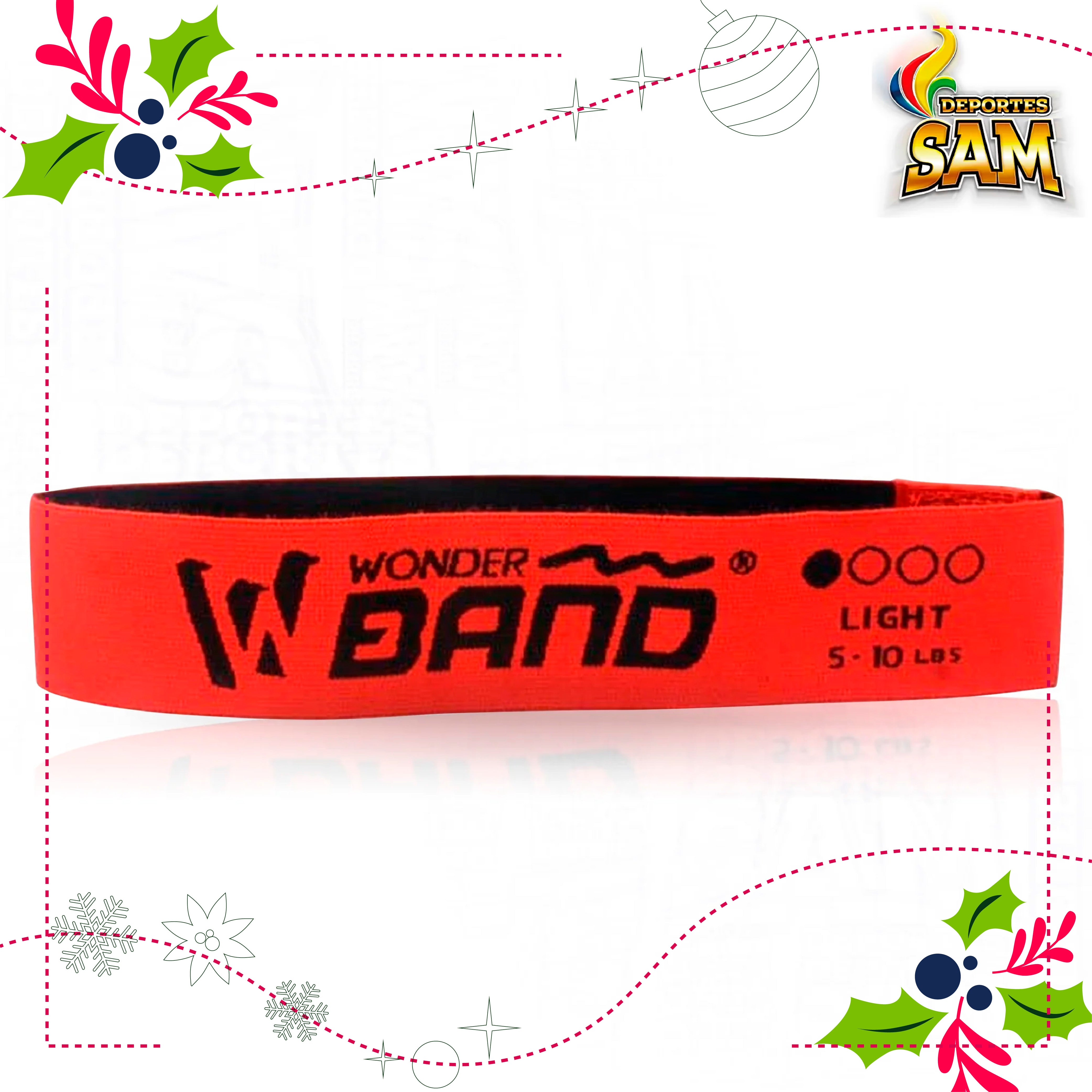 BANDA ELASTICA PIERNA TELA ROJA CERRADA WONDER