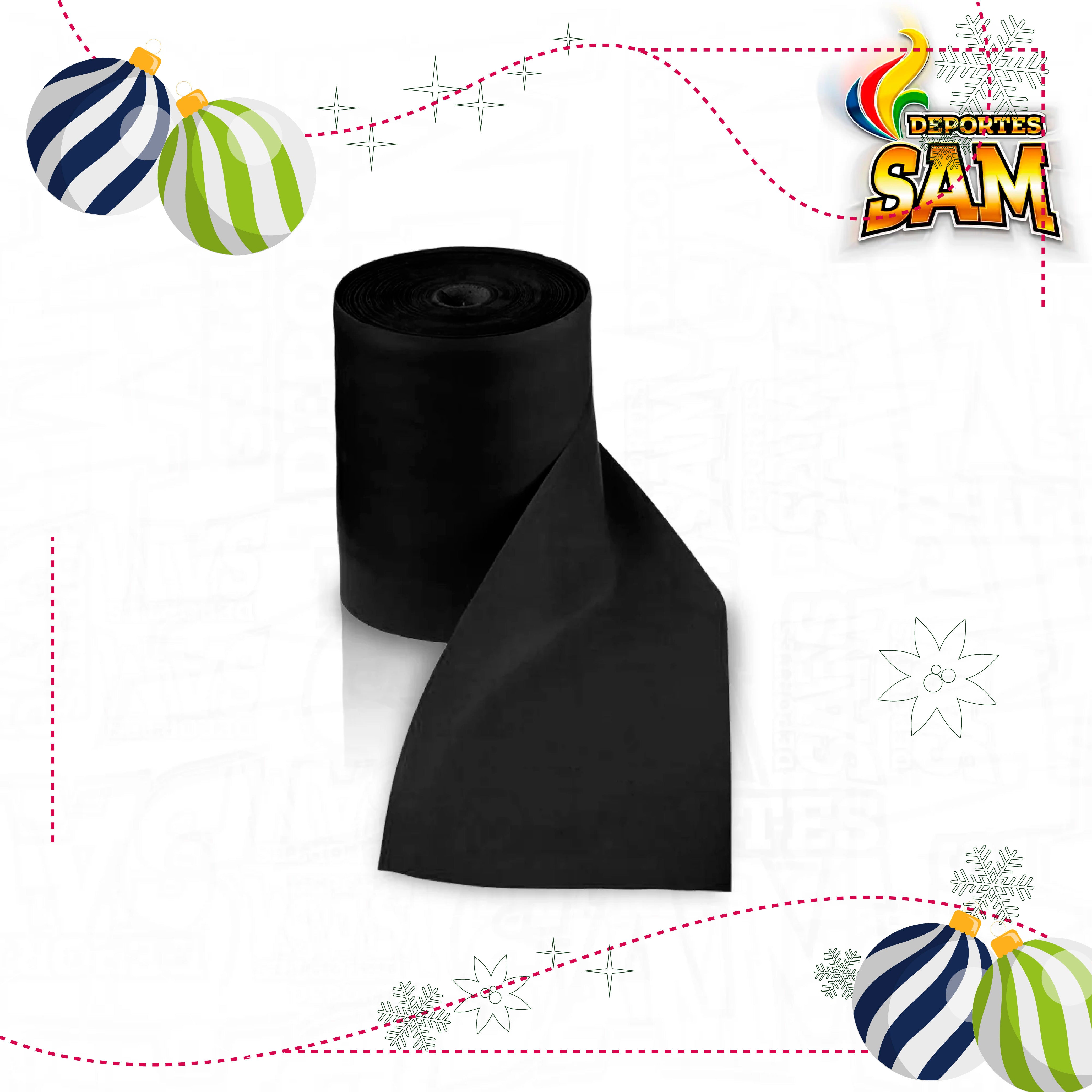 BANDA THERABAND NEGRO ROLLO X 20MTS