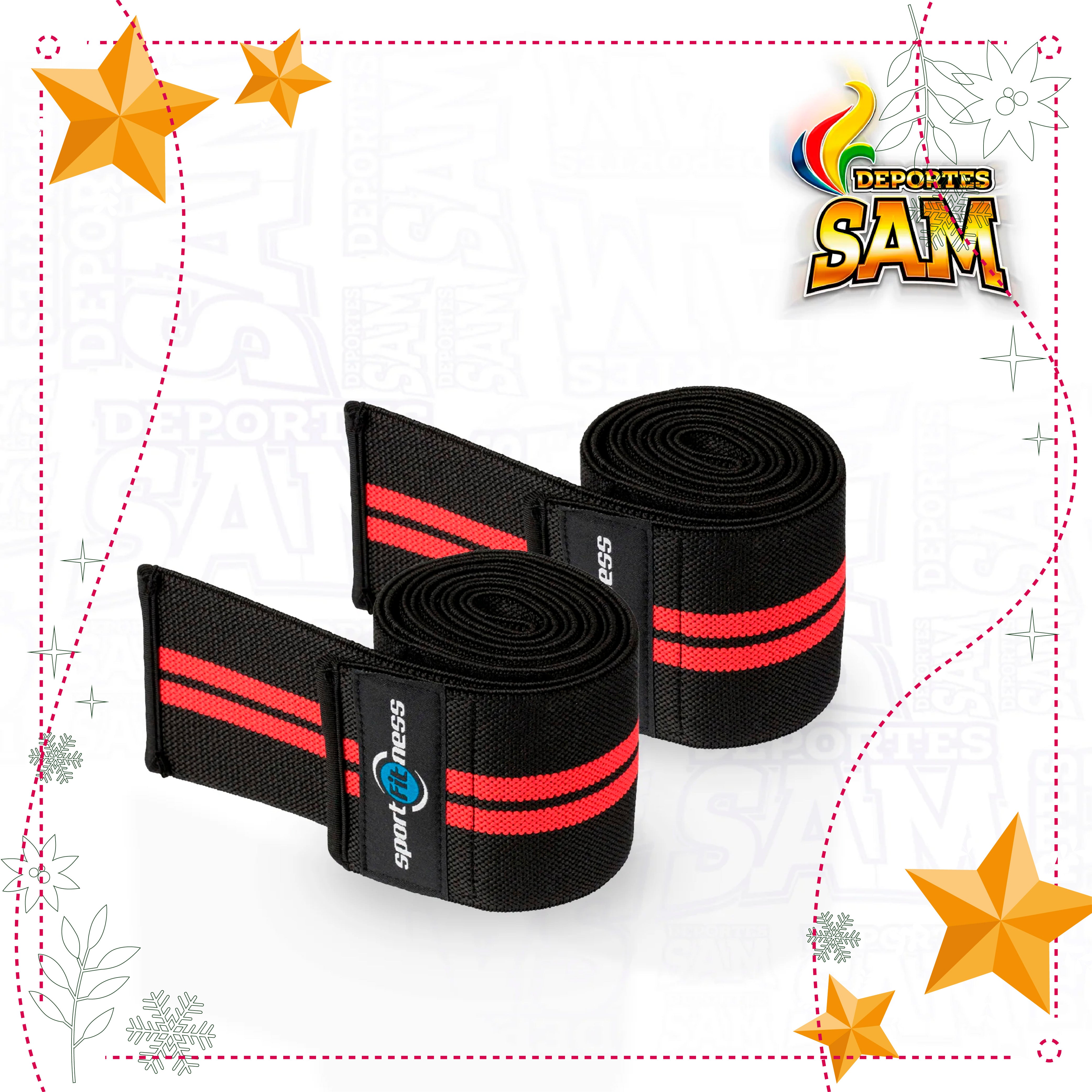 BANDAS DE RODILLA SPORTFITNESS