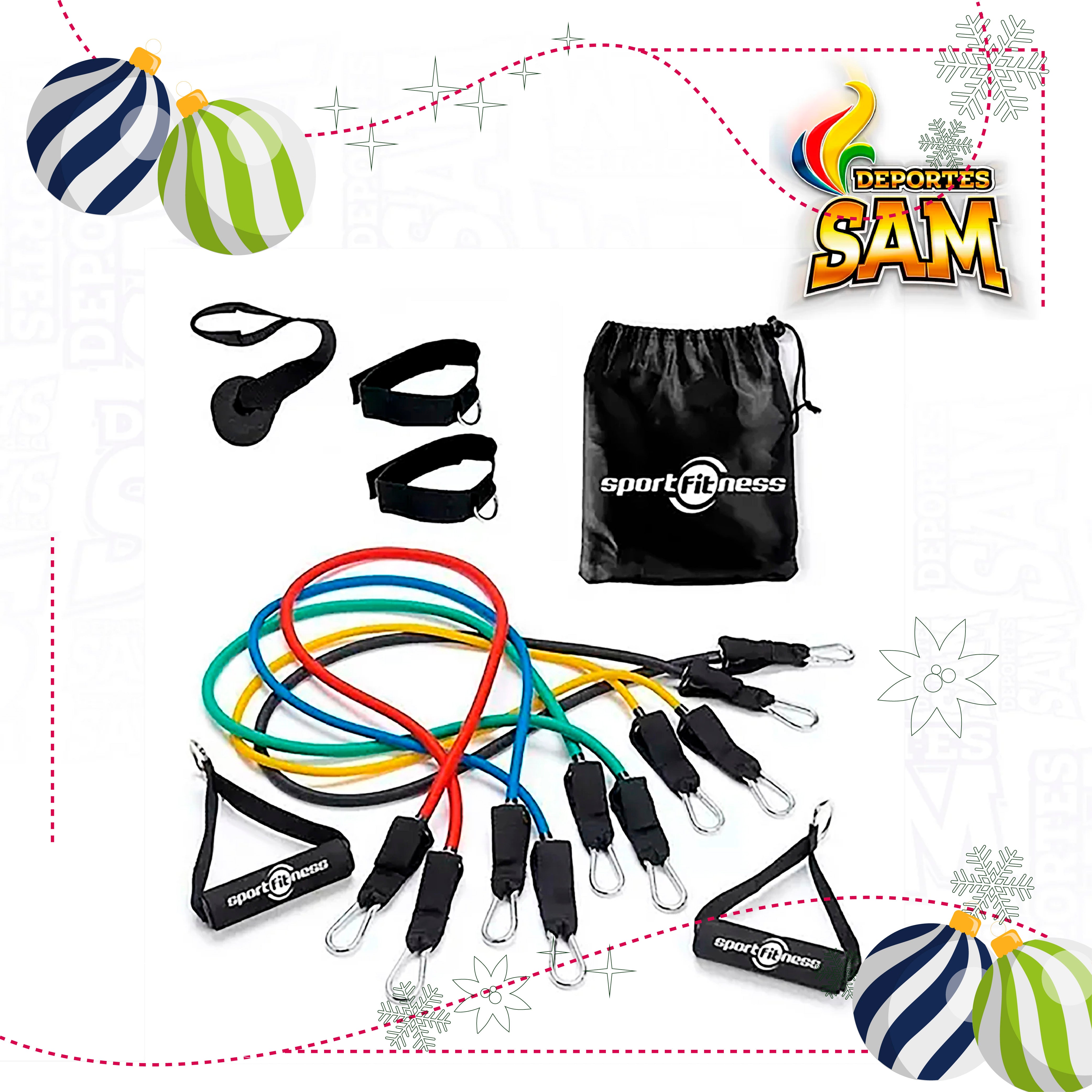 BANDAS TUBULARES (JGO X 5) SPORTFITNESS