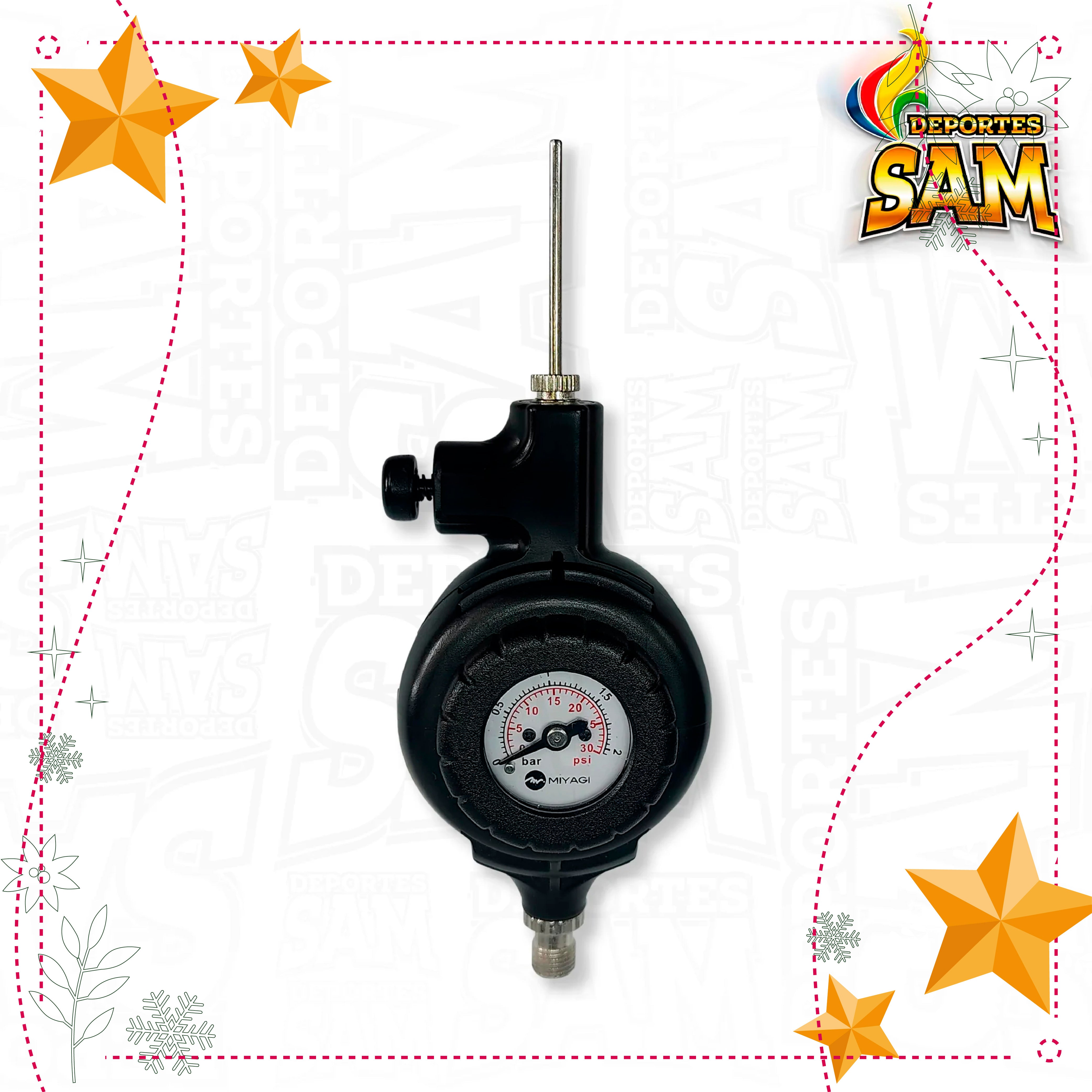 CALIBRADOR DE AIRE ANALOGO MIYAGI CUBIERTA