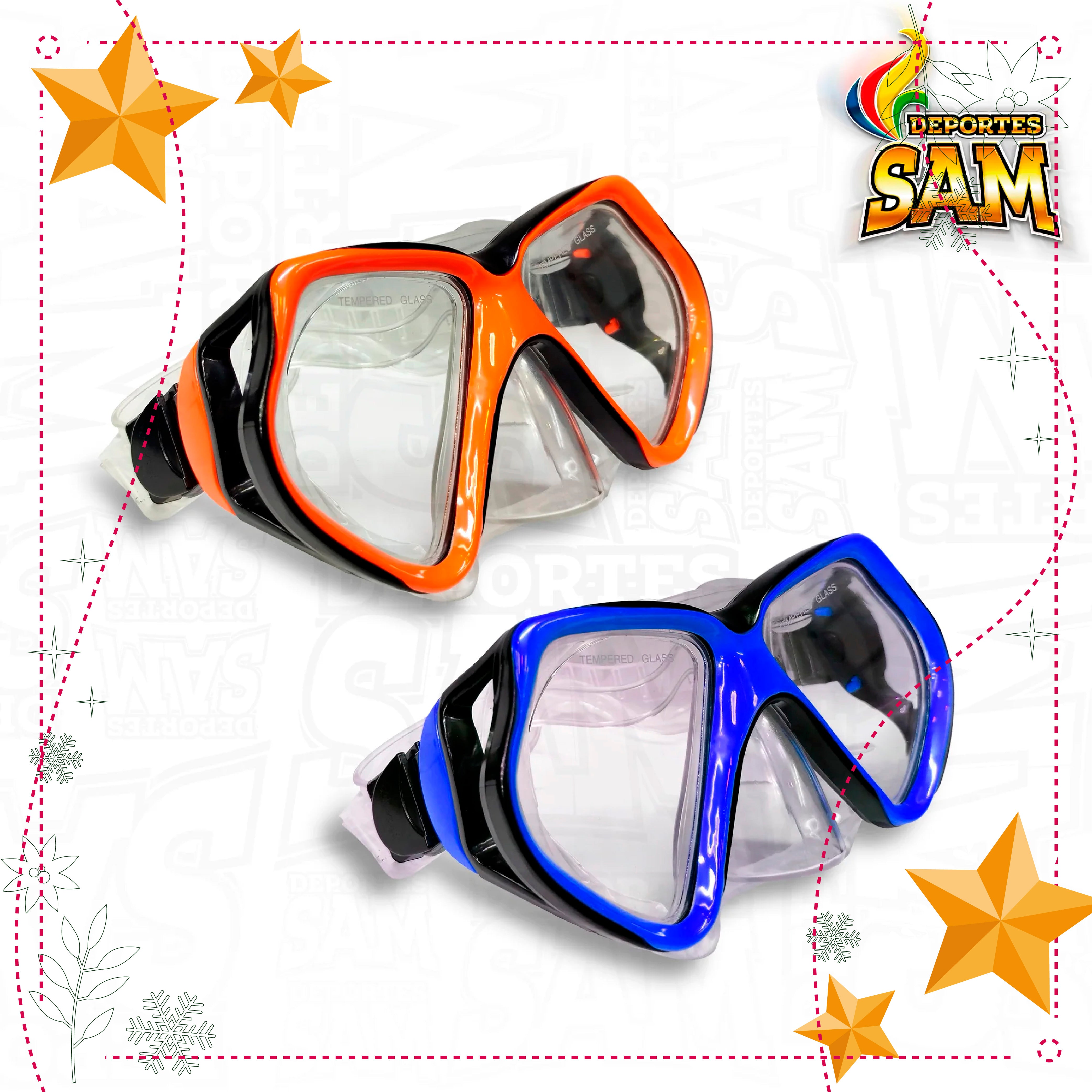 CARETA NATACION FEILAND VIDRIO TEMPLADO