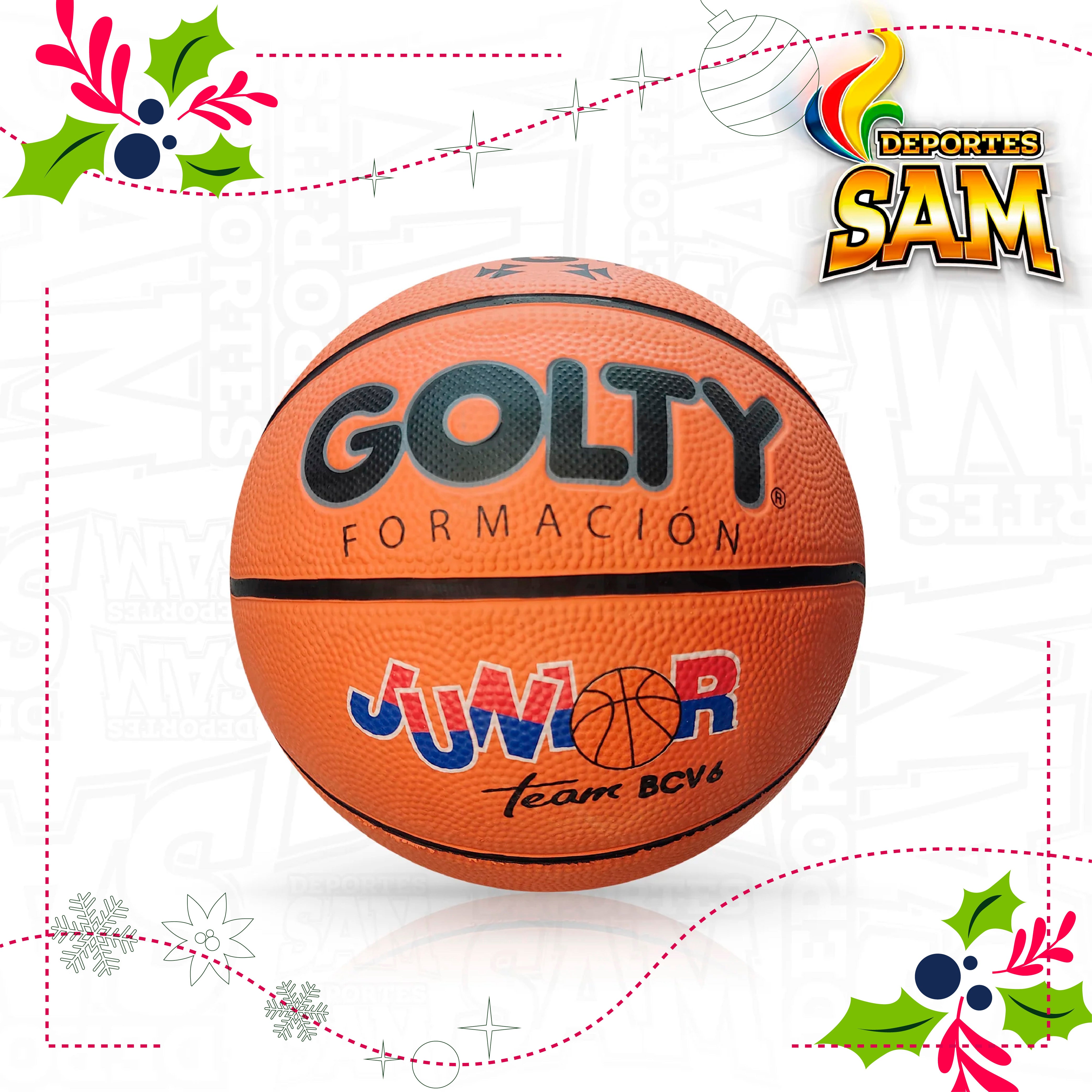 BALON BALONCESTO 6 JUNIOR TEAM FORMACIÓN GOLTY