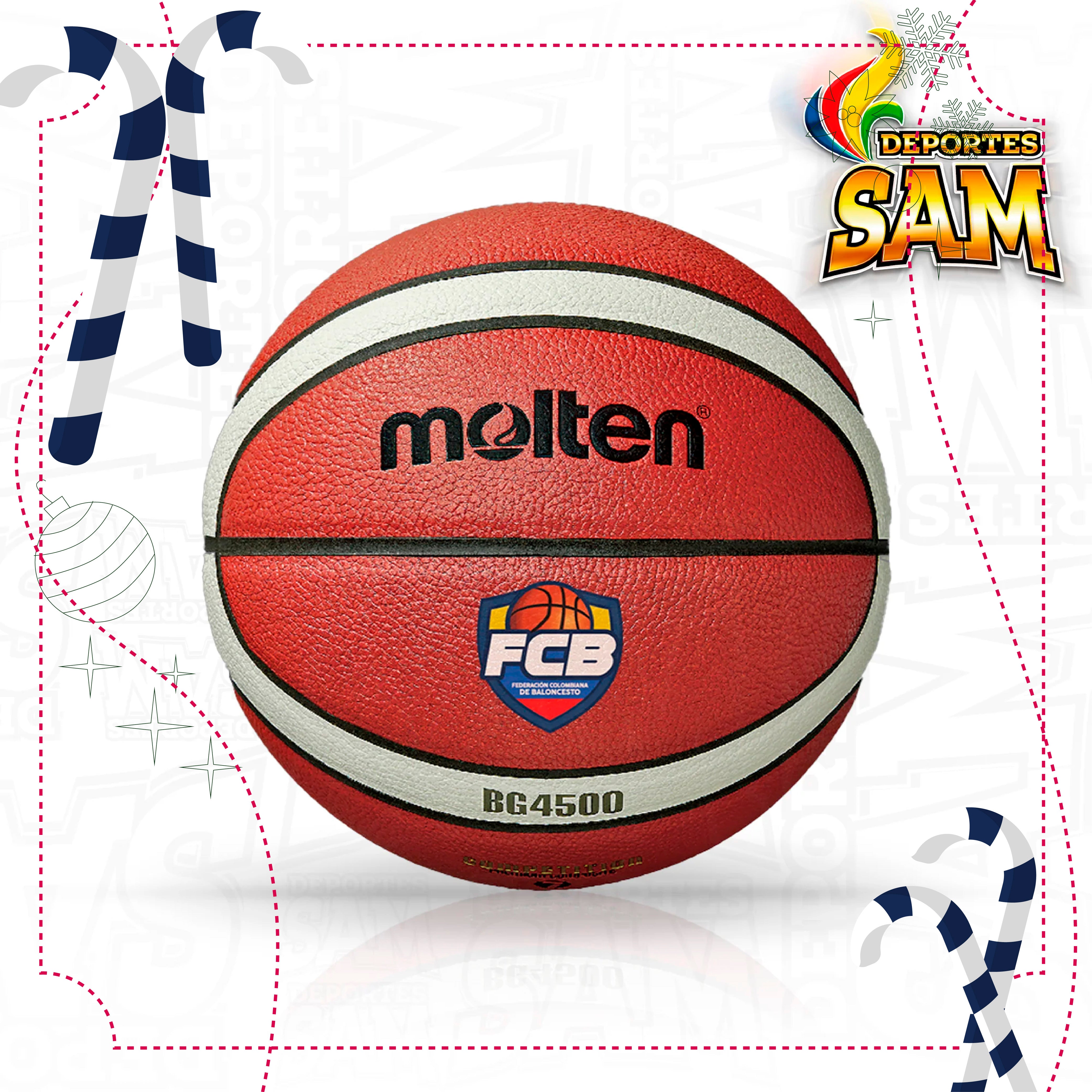 BALON BALONCESTO MOLTEN  N.7 B7G4500 NEW 12 PAN