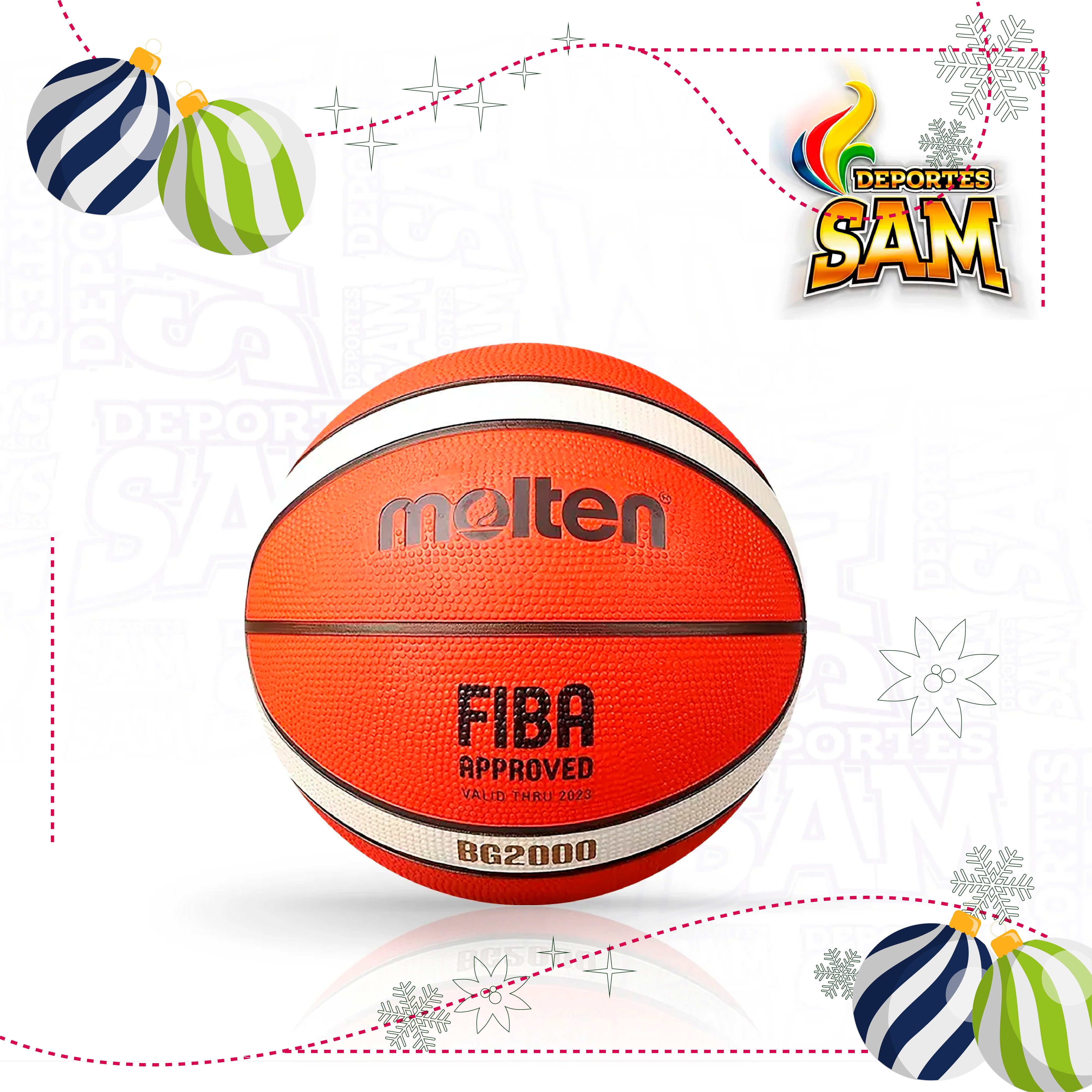 BALON BALONCESTO MOLTEN N.6  12 PANEL B6G2000