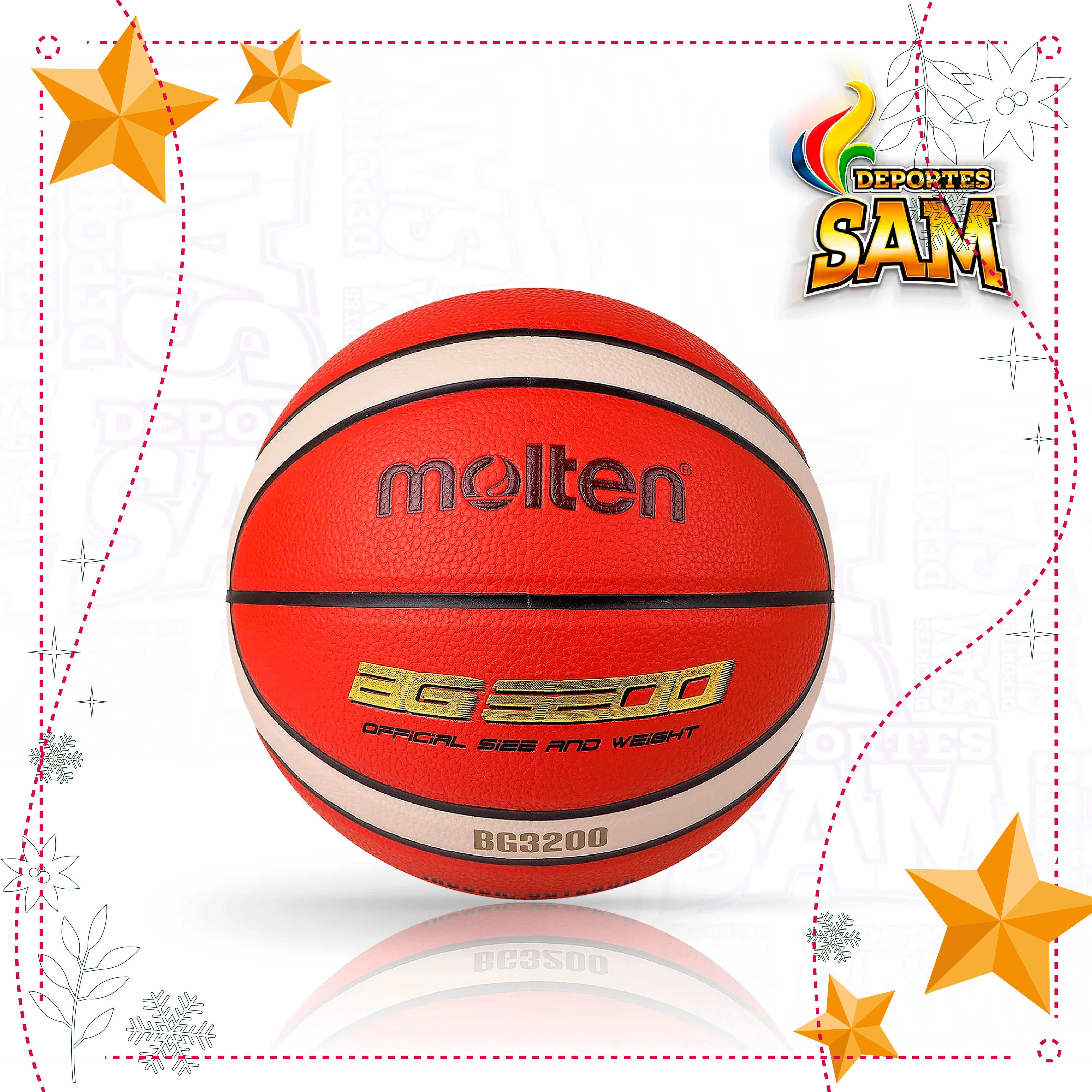 BALON BALONCESTO MOLTEN N.7 12 PAN B7G3200
