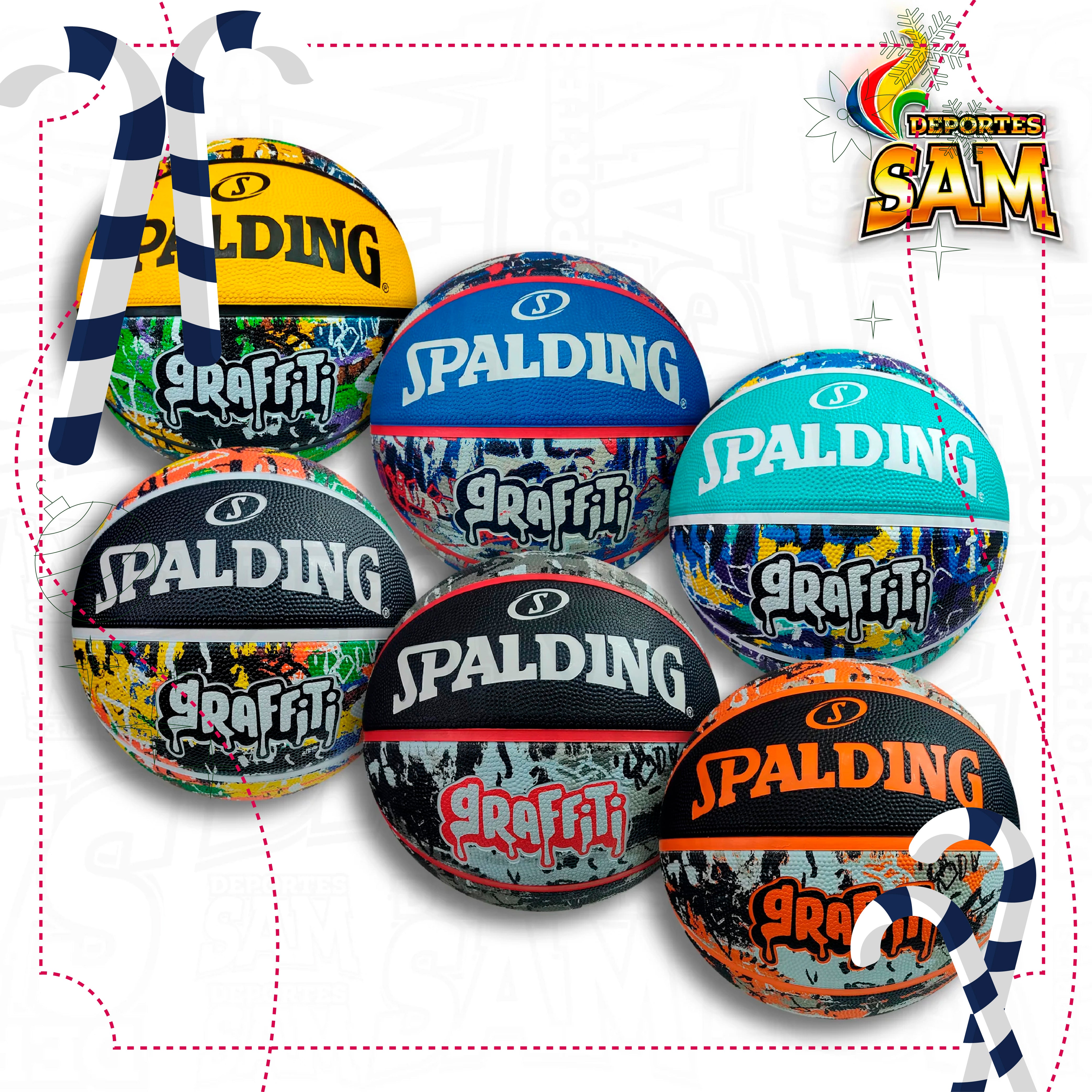 BALON BALONCESTO SPALDING GRAFITI