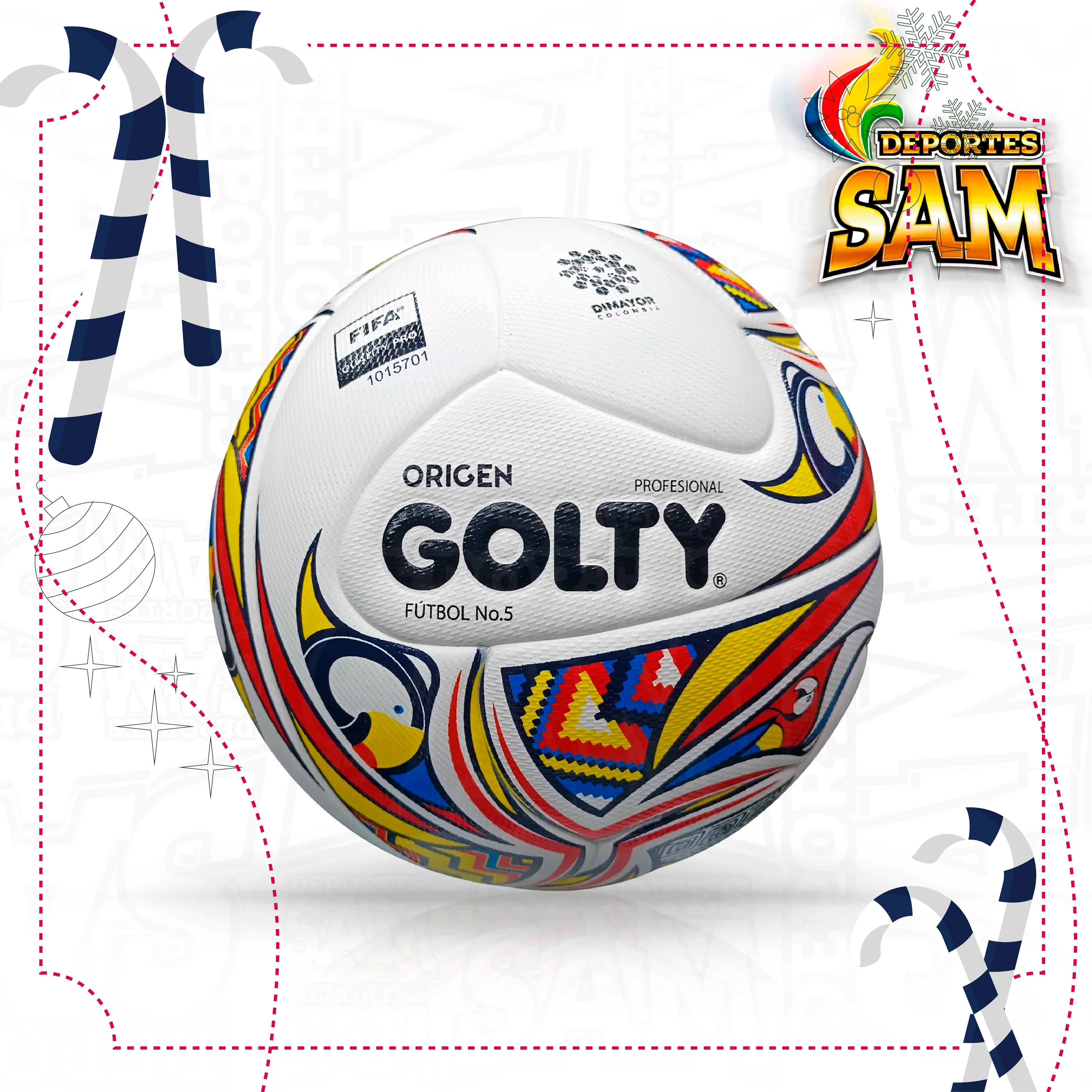 BALON FUTBOL PROFESIONAL GOLTY ORIGEN N.5