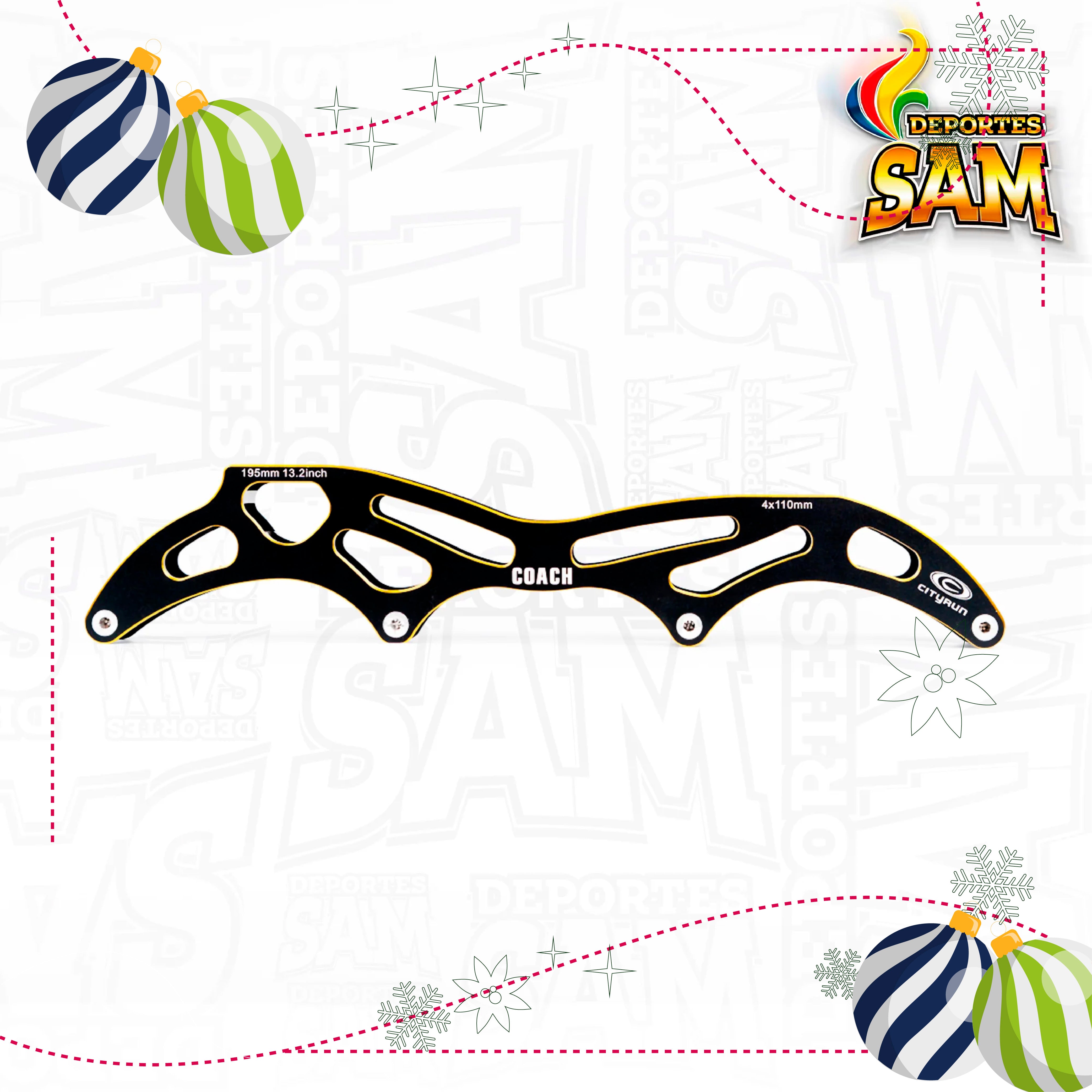 CHASIS CITYRUN COACH 13.2 NEGRO DORADO