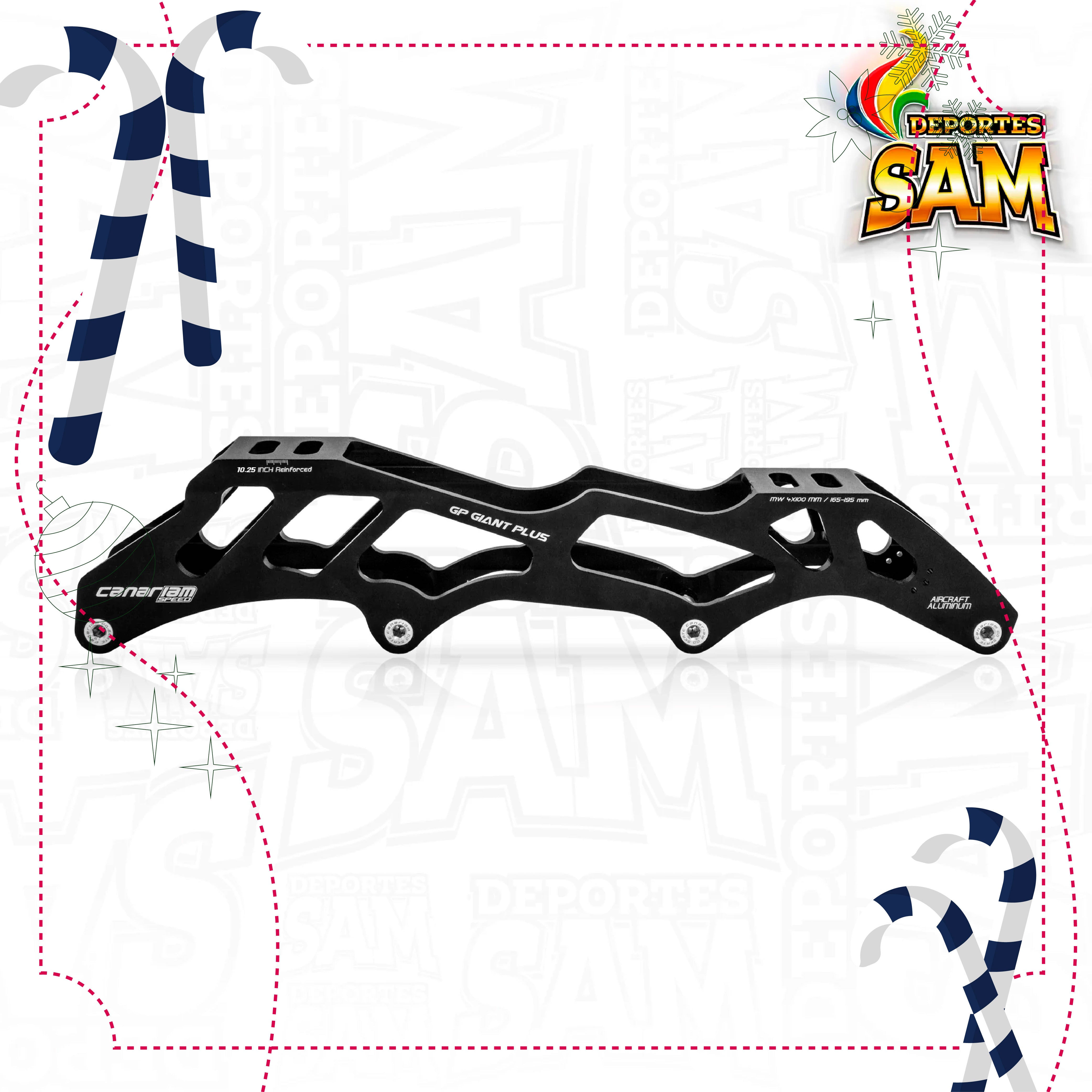 CHASIS GP GIANT PLUS NEGRO 10.25 4RX84MM (165)