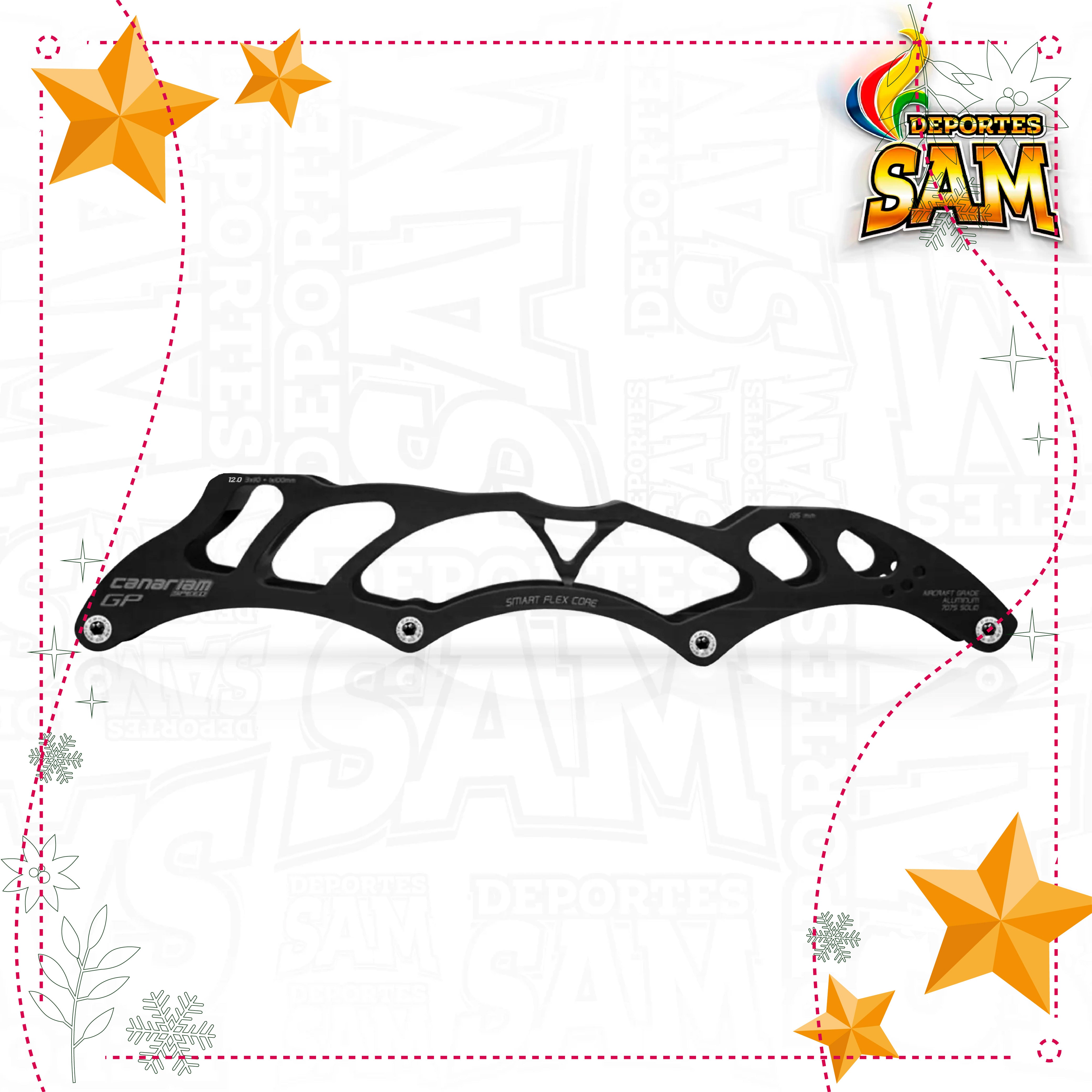 CHASIS GP NEGRO 12.0 4RX90MM (165)