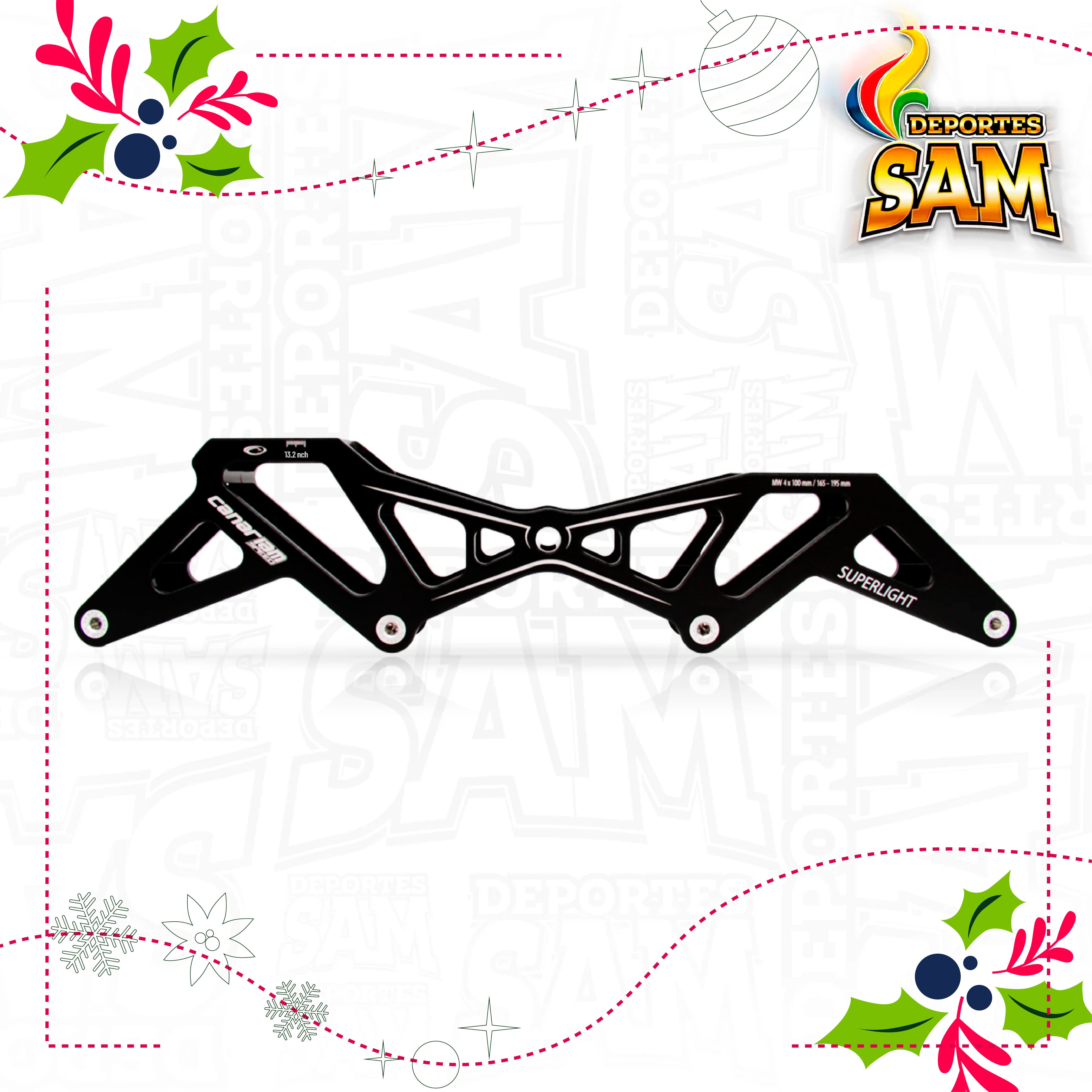 CHASIS SUPERLIGHT NEGRO 13.2 4RX110MM (195)